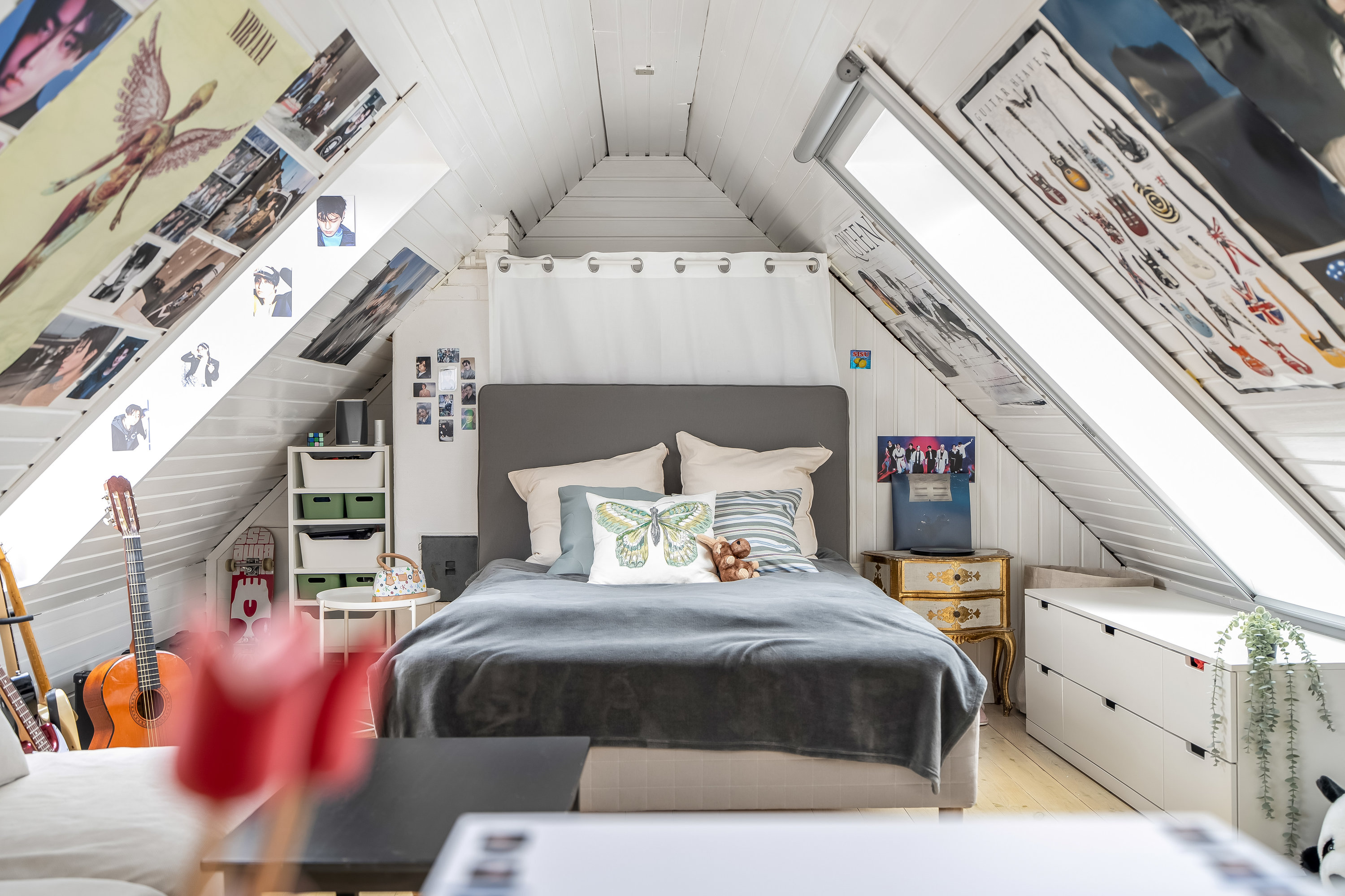 Fremhævet soveværelse billede i fuldskærmstilstand. Billede af Slåenbækken 6, Ny Hammersholt, 3400 Hillerød