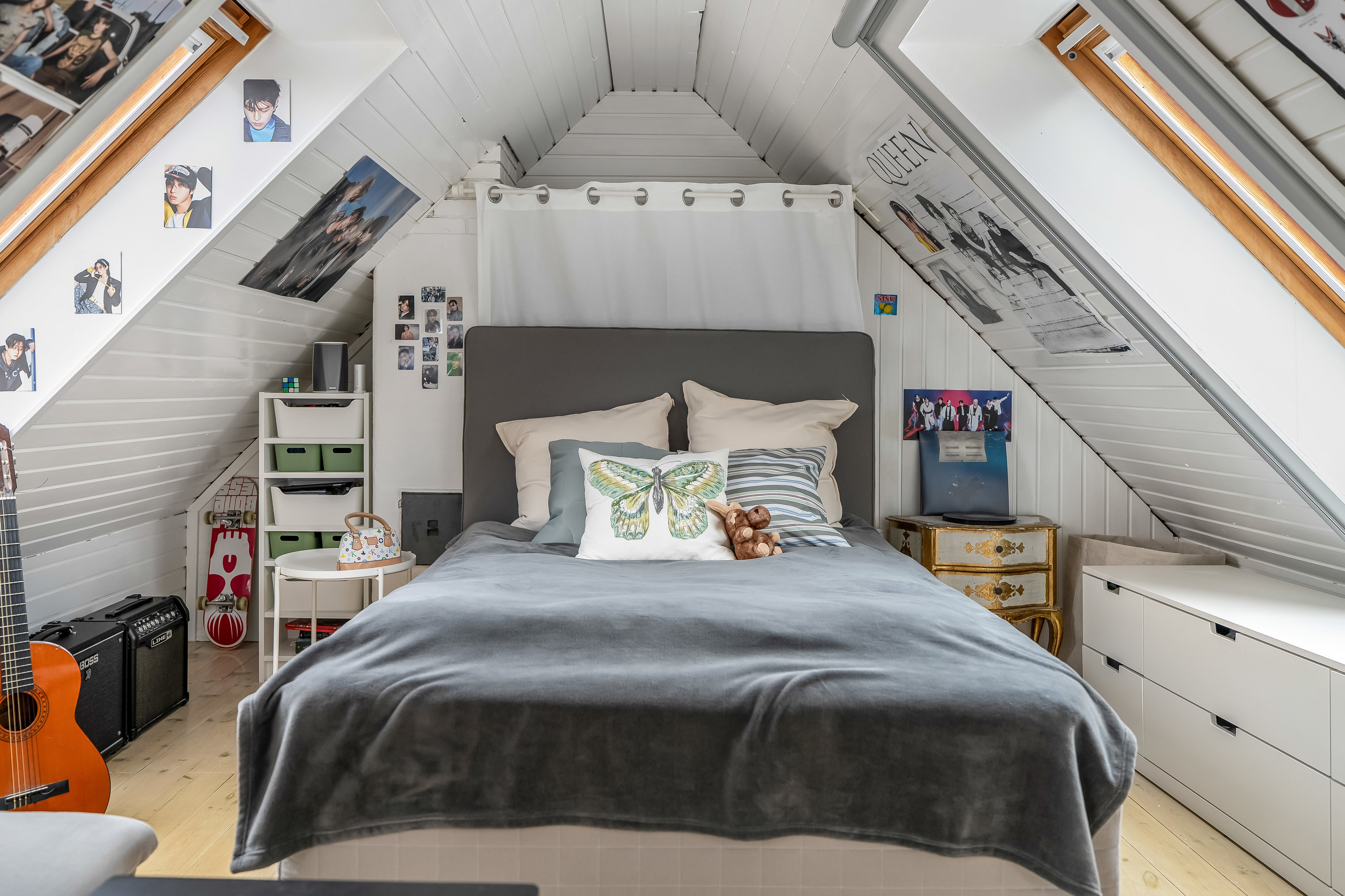 Fremhævet soveværelse billede i fuldskærmstilstand. Billede af Slåenbækken 6, Ny Hammersholt, 3400 Hillerød