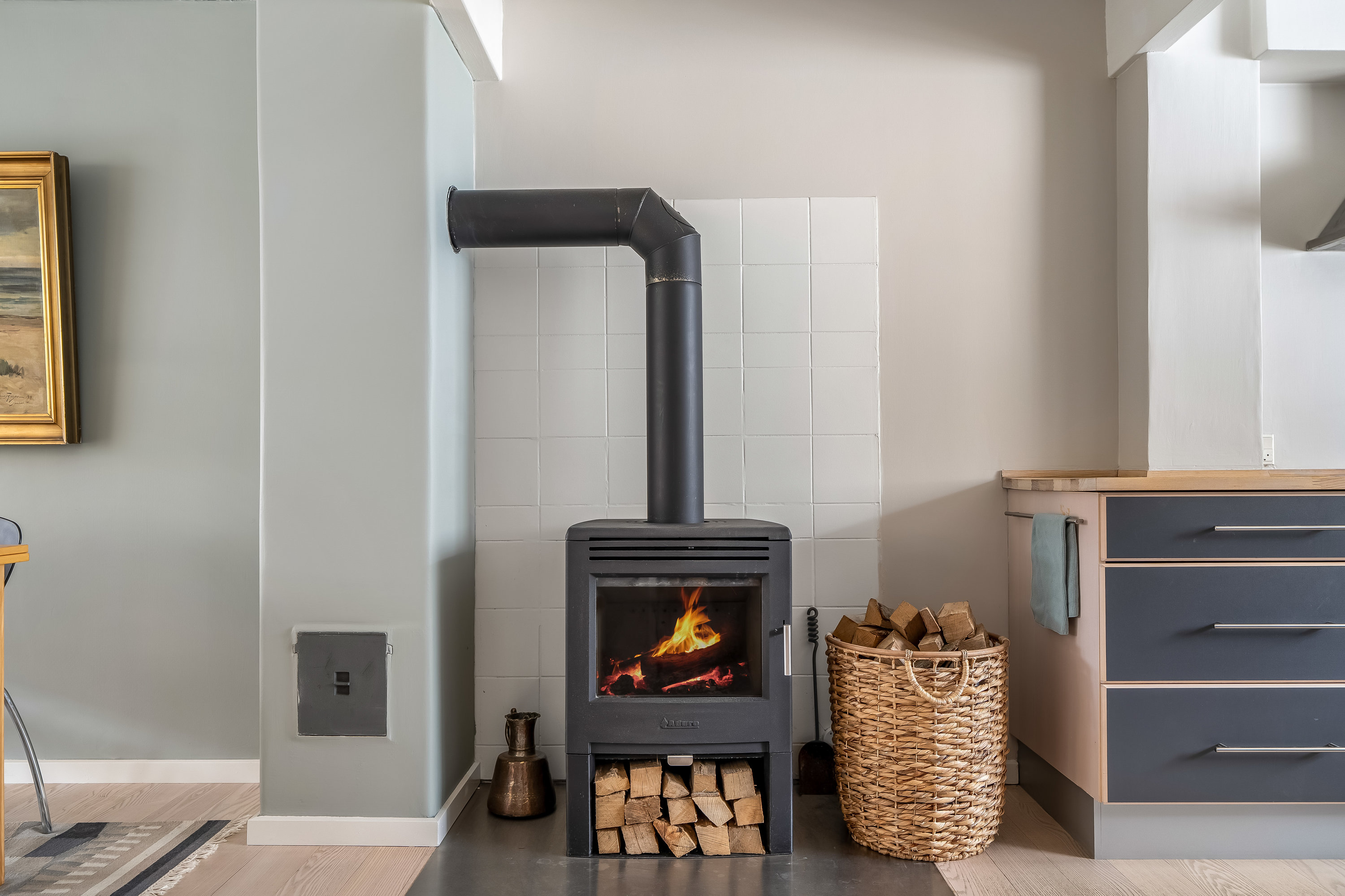 Fremhævet stue billede i fuldskærmstilstand. Billede af Slåenbækken 6, Ny Hammersholt, 3400 Hillerød