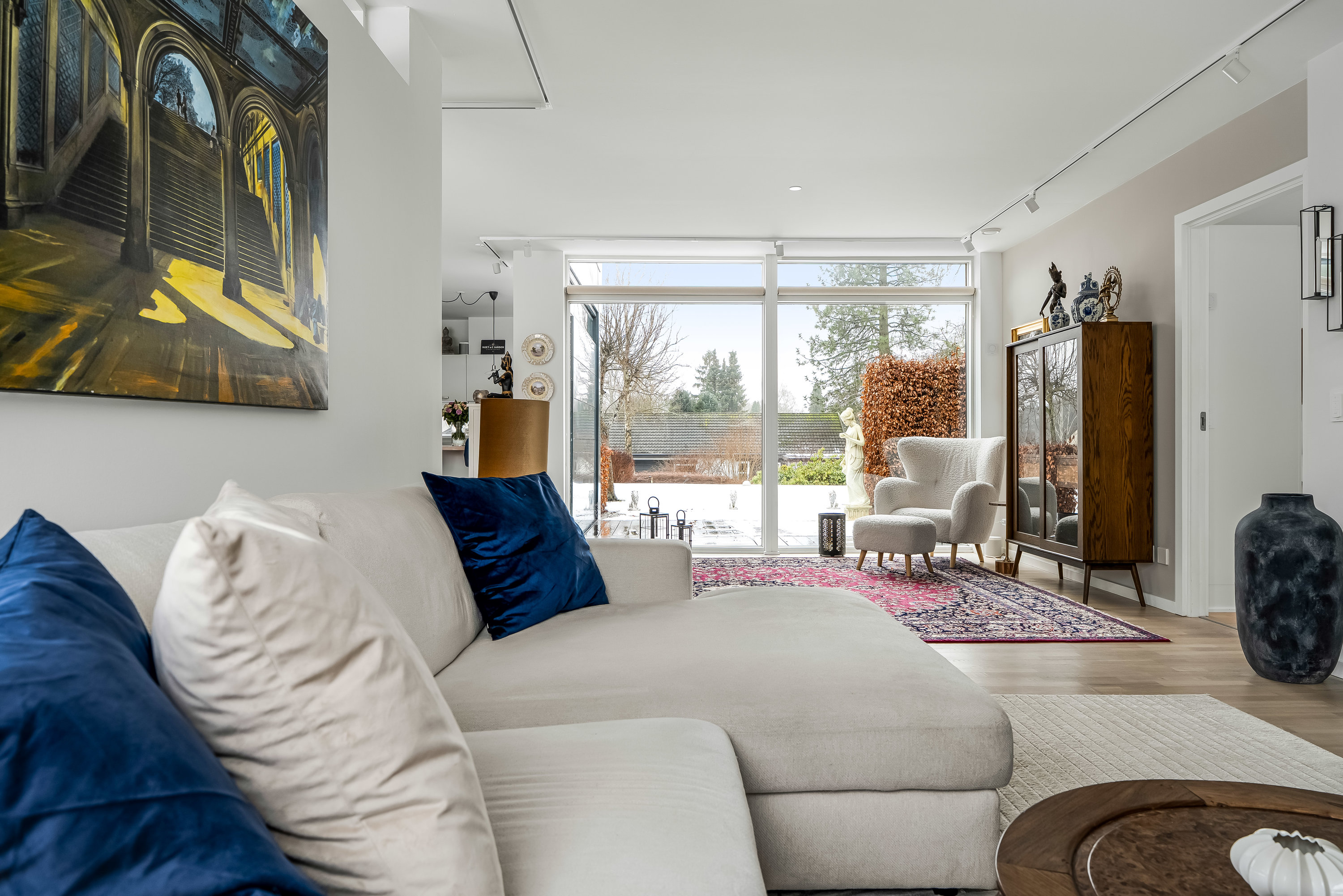 Fremhævet stue billede i fuldskærmstilstand. Billede af Granvej 67, Annisse, 3200 Helsinge