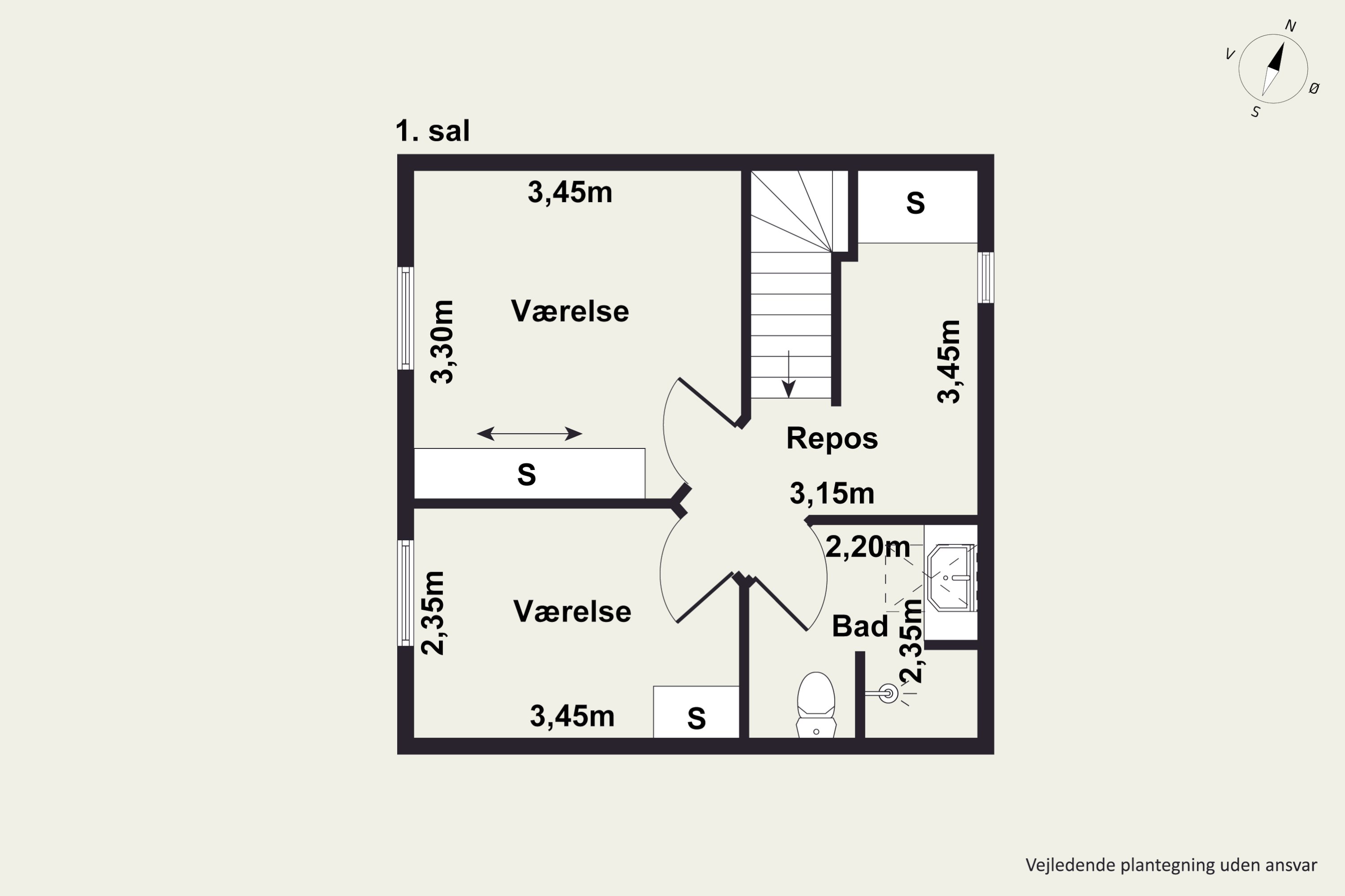Plantegninger billede af Klokkestabelen 71, 9000 Aalborg