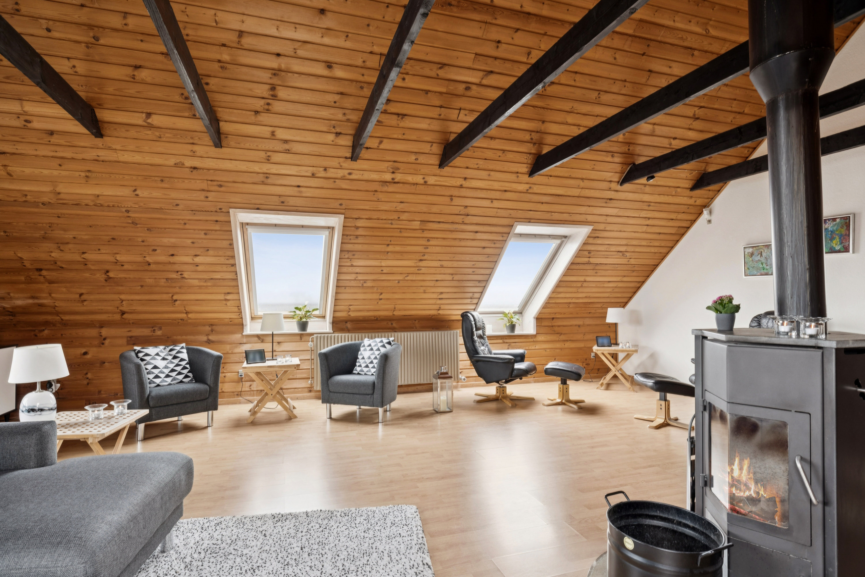 Fremhævet stue billede i fuldskærmstilstand. Billede af Granvænget 13, 7850 Stoholm Jyll