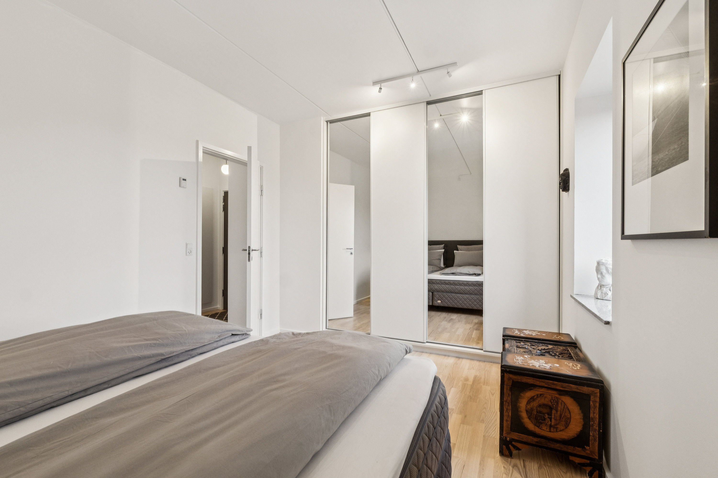 Fremhævet soveværelse billede i fuldskærmstilstand. Billede af Carl Th. Zahles Gade 6, 5. th., 2300 København S