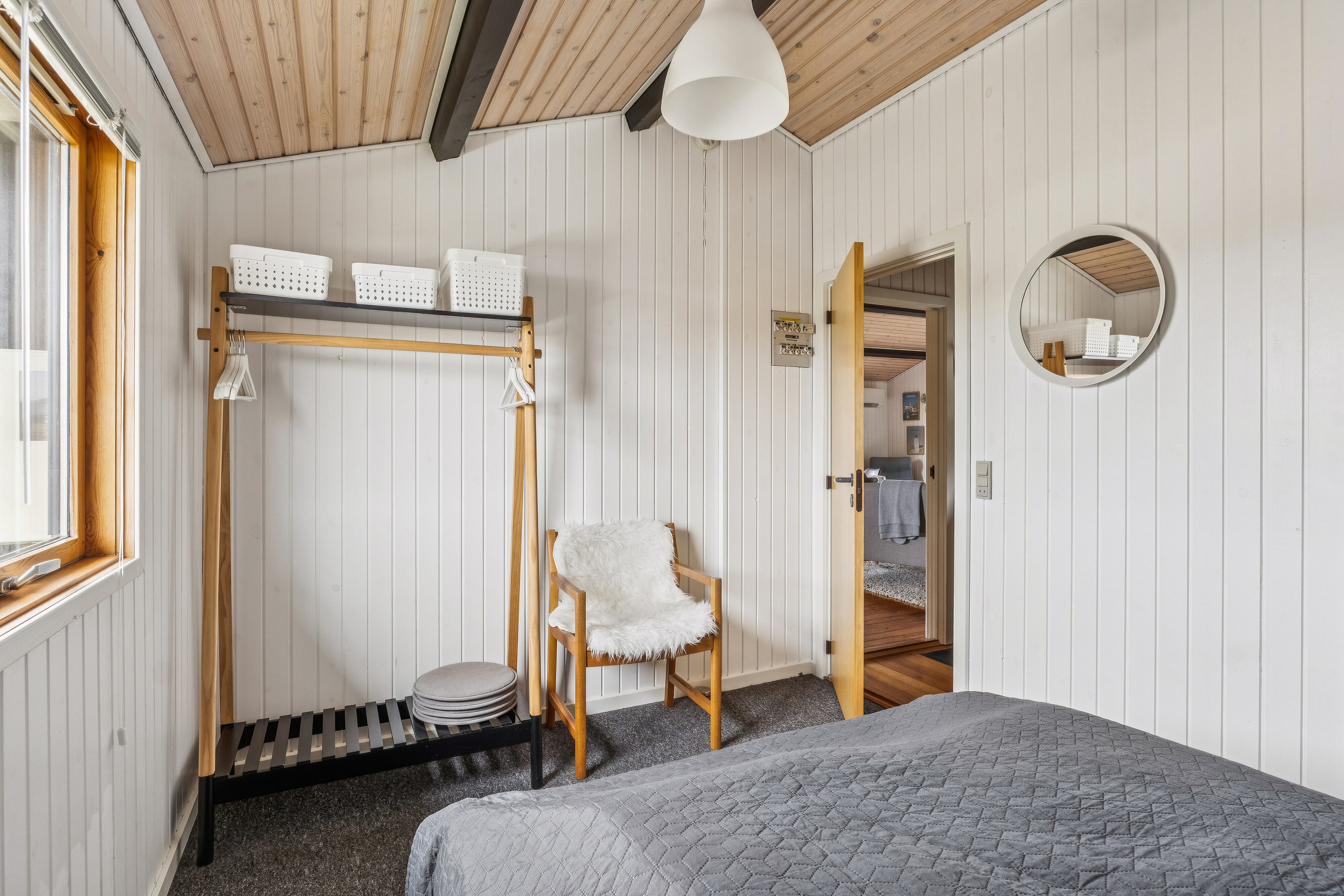 Fremhævet soveværelse billede i fuldskærmstilstand. Billede af Fjorden 18, Lønstrup, 9800 Hjørring