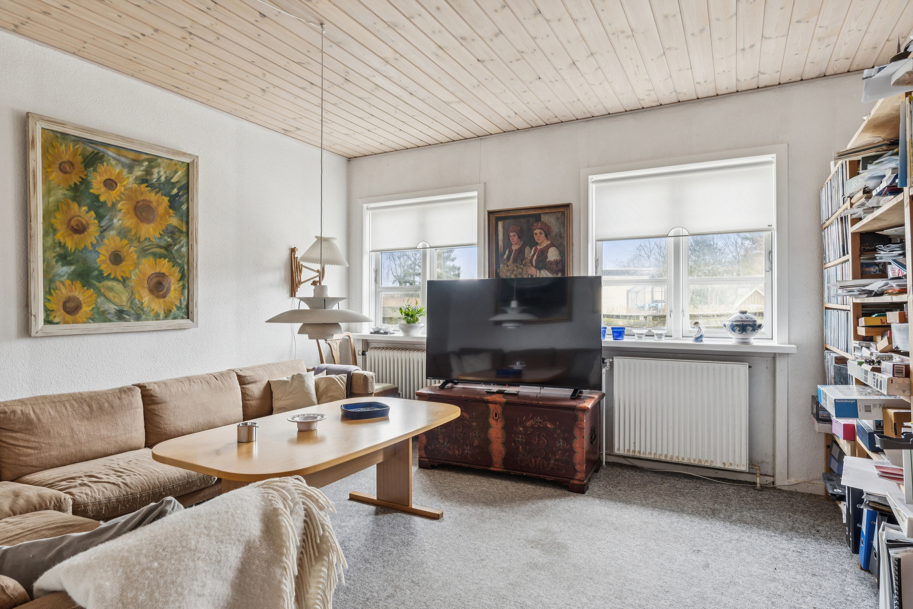 Fremhævet stue billede i fuldskærmstilstand. Billede af Frejasvej 47, 9800 Hjørring