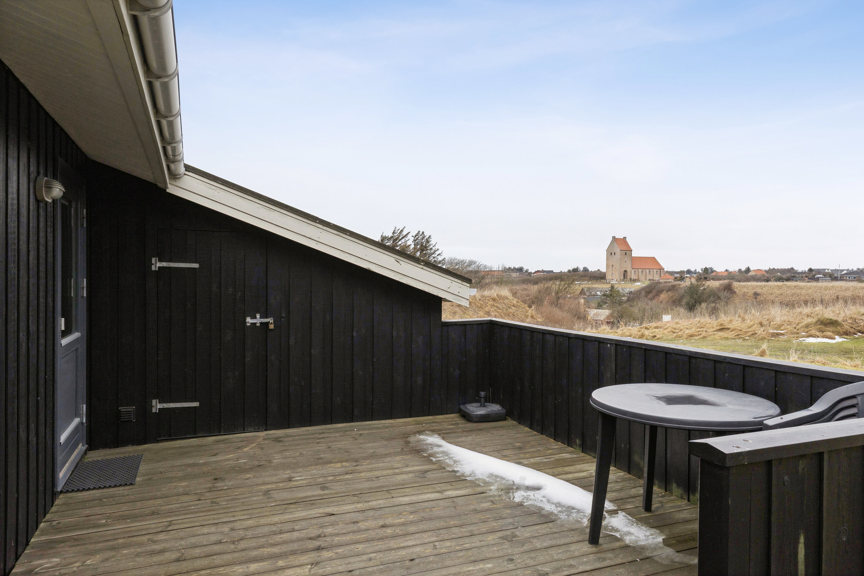 Fremhævet udendørs billede i fuldskærmstilstand. Billede af Fjorden 18, Lønstrup, 9800 Hjørring