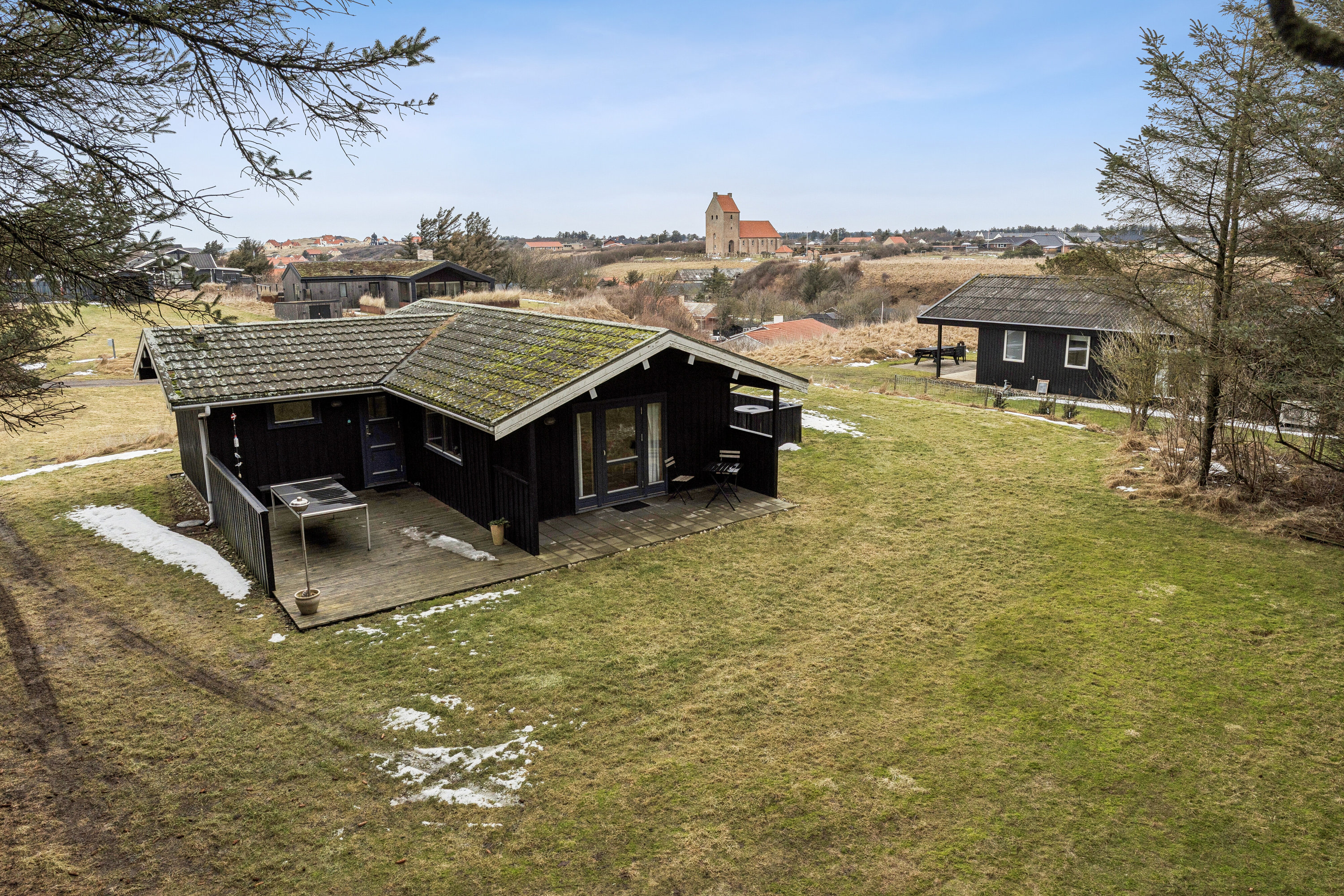 Fremhævet luftfoto billede i fuldskærmstilstand. Billede af Fjorden 18, Lønstrup, 9800 Hjørring