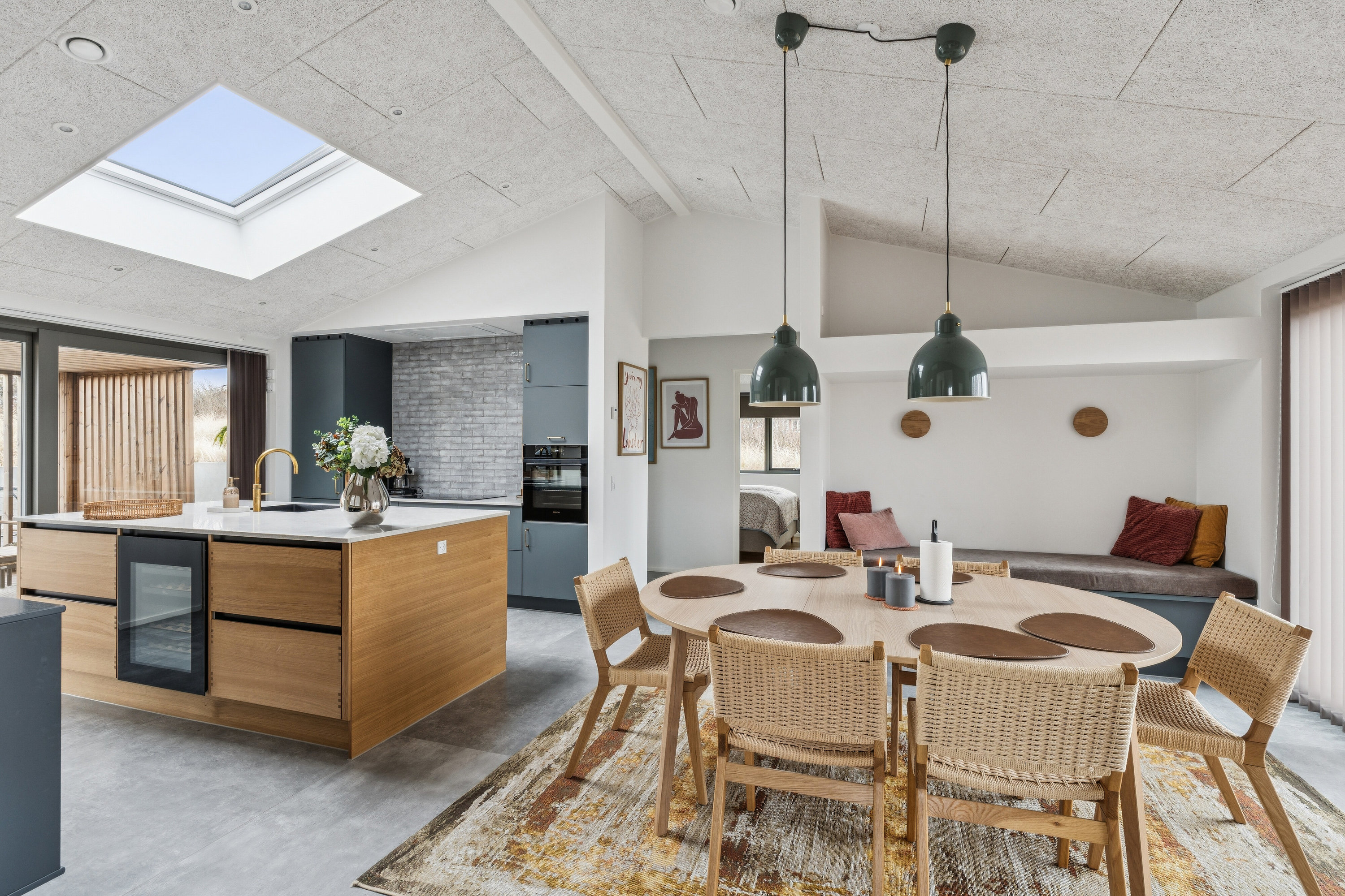 Fremhævet spisestue billede i fuldskærmstilstand. Billede af Ved Stranden 5, Skal Klit, 9800 Hjørring