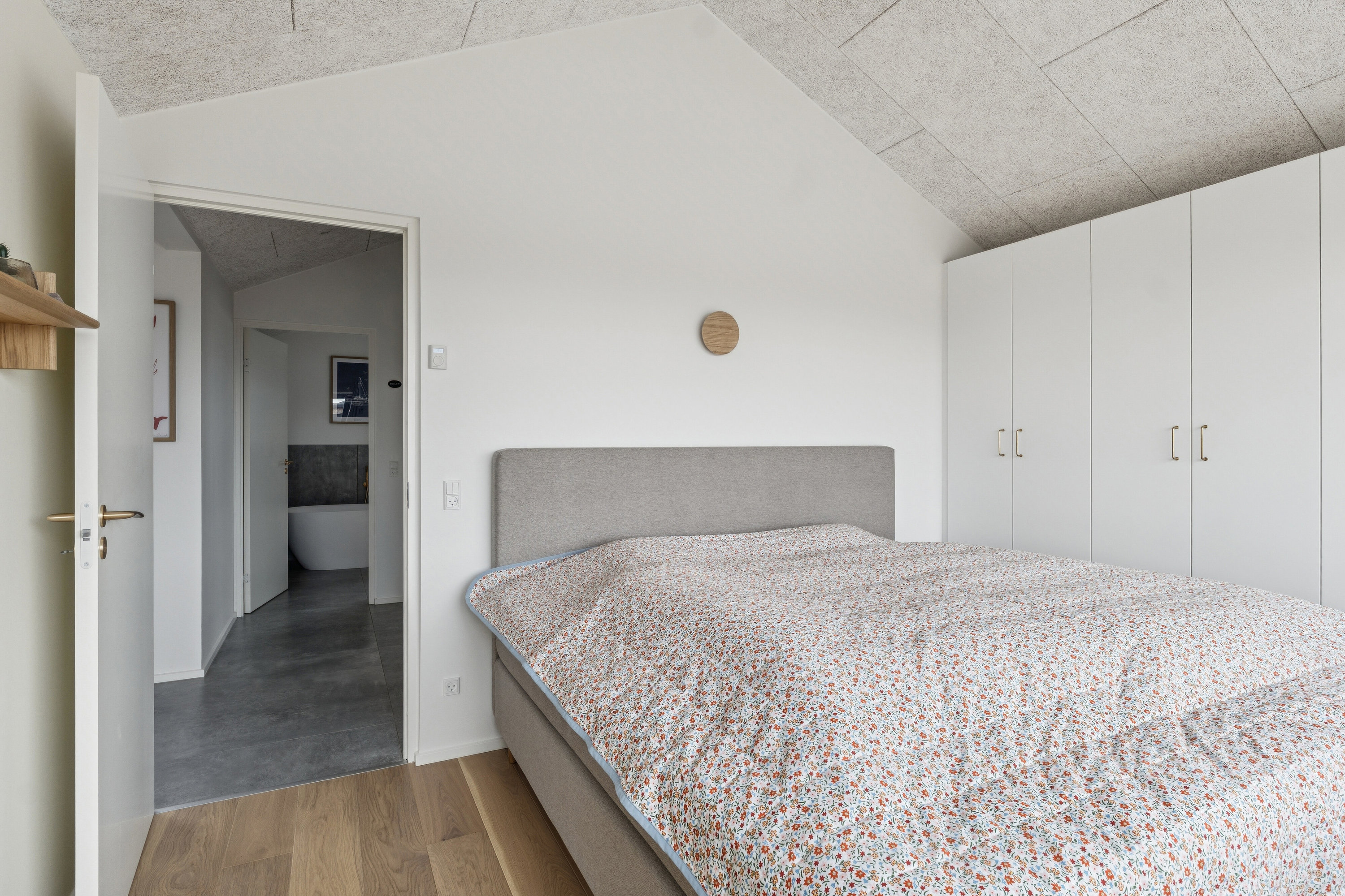 Fremhævet soveværelse billede i fuldskærmstilstand. Billede af Ved Stranden 5, Skal Klit, 9800 Hjørring