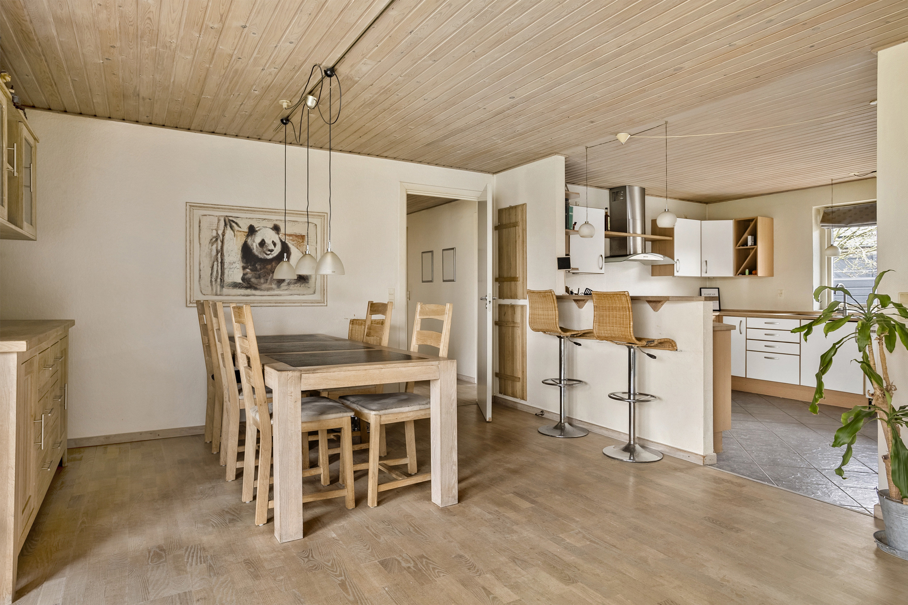 Fremhævet spisekøkken billede i fuldskærmstilstand. Billede af Hvide Hus 27, 6580 Vamdrup