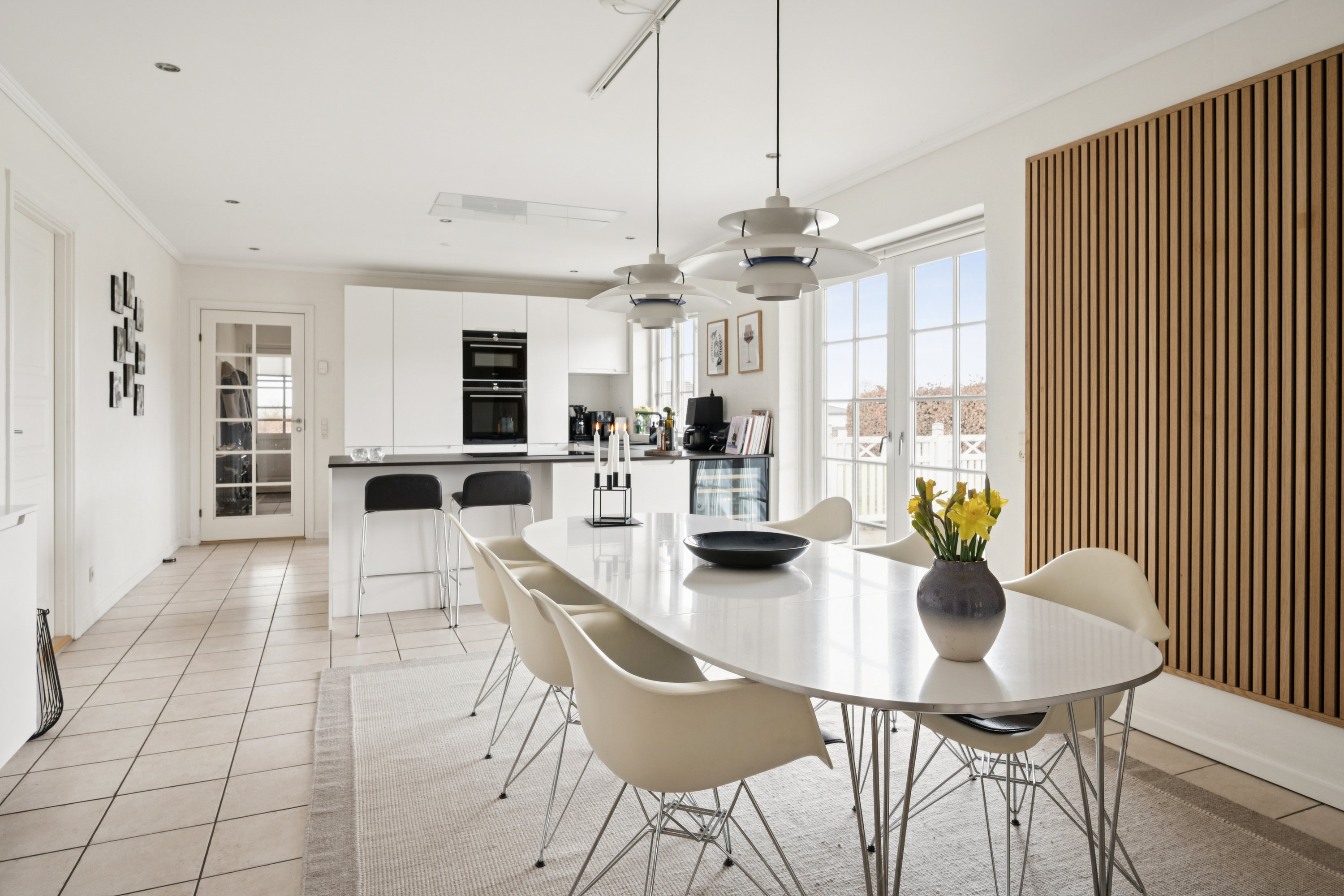 Fremhævet stue billede i fuldskærmstilstand. Billede af Højager 76, 8382 Hinnerup