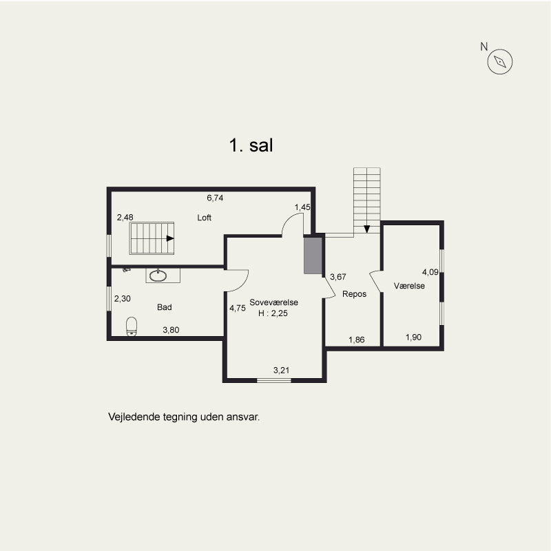 Plantegninger billede af Møllevej 6, Surhave, 6650 Brørup