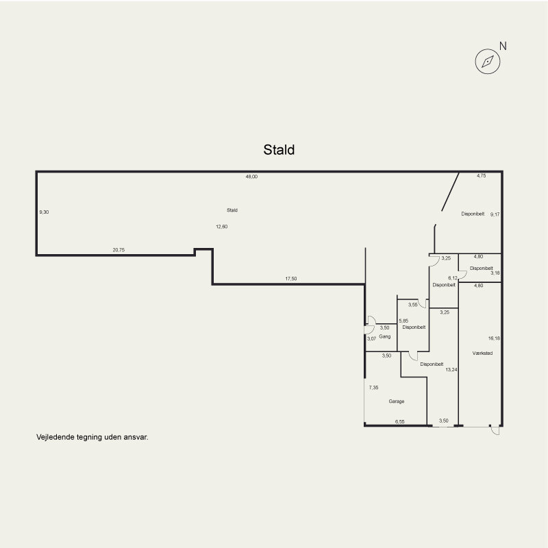 Plantegninger billede af Møllevej 6, Surhave, 6650 Brørup