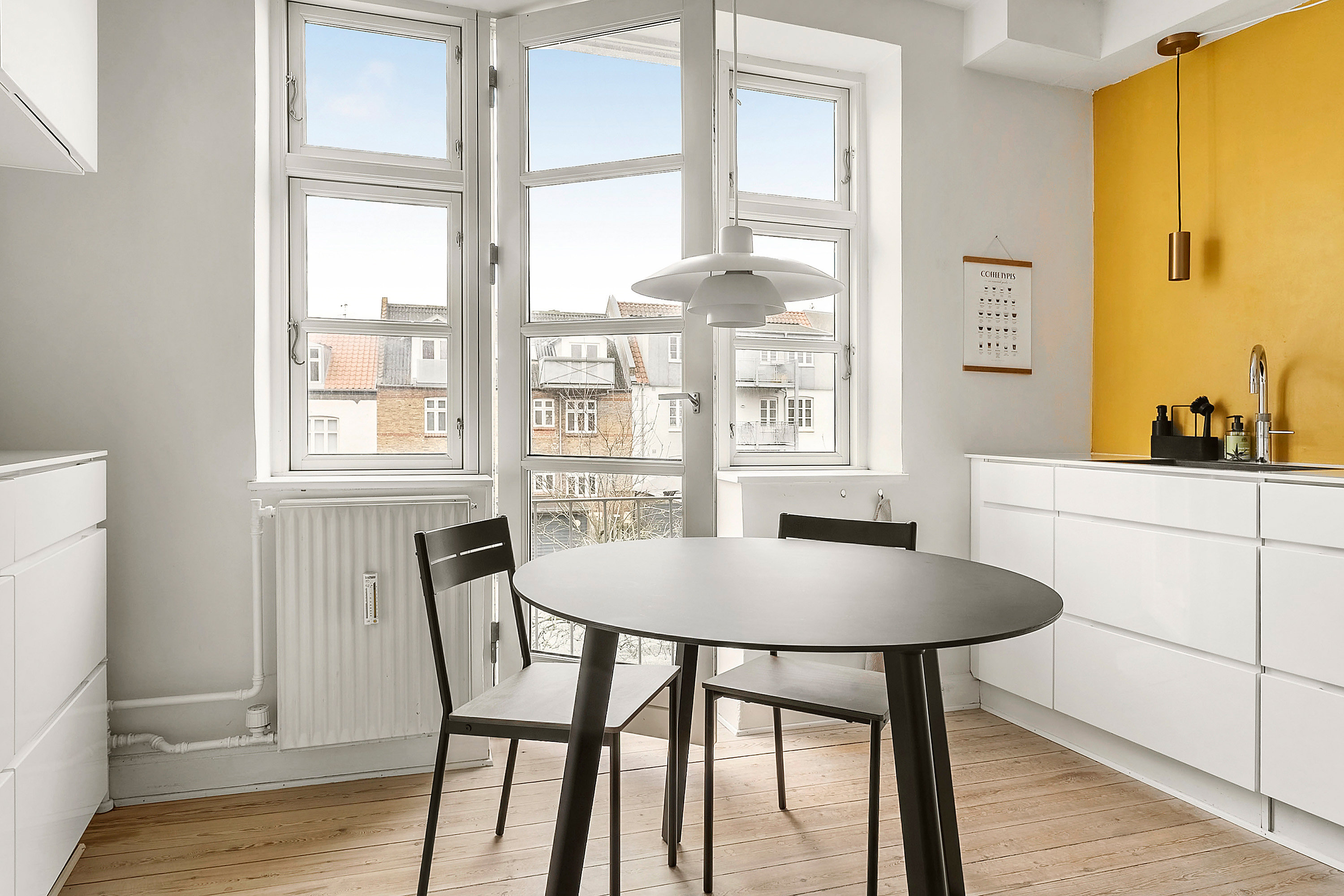 Fremhævet spisestue billede i fuldskærmstilstand. Billede af Strandgade 3, 1., 8700 Horsens
