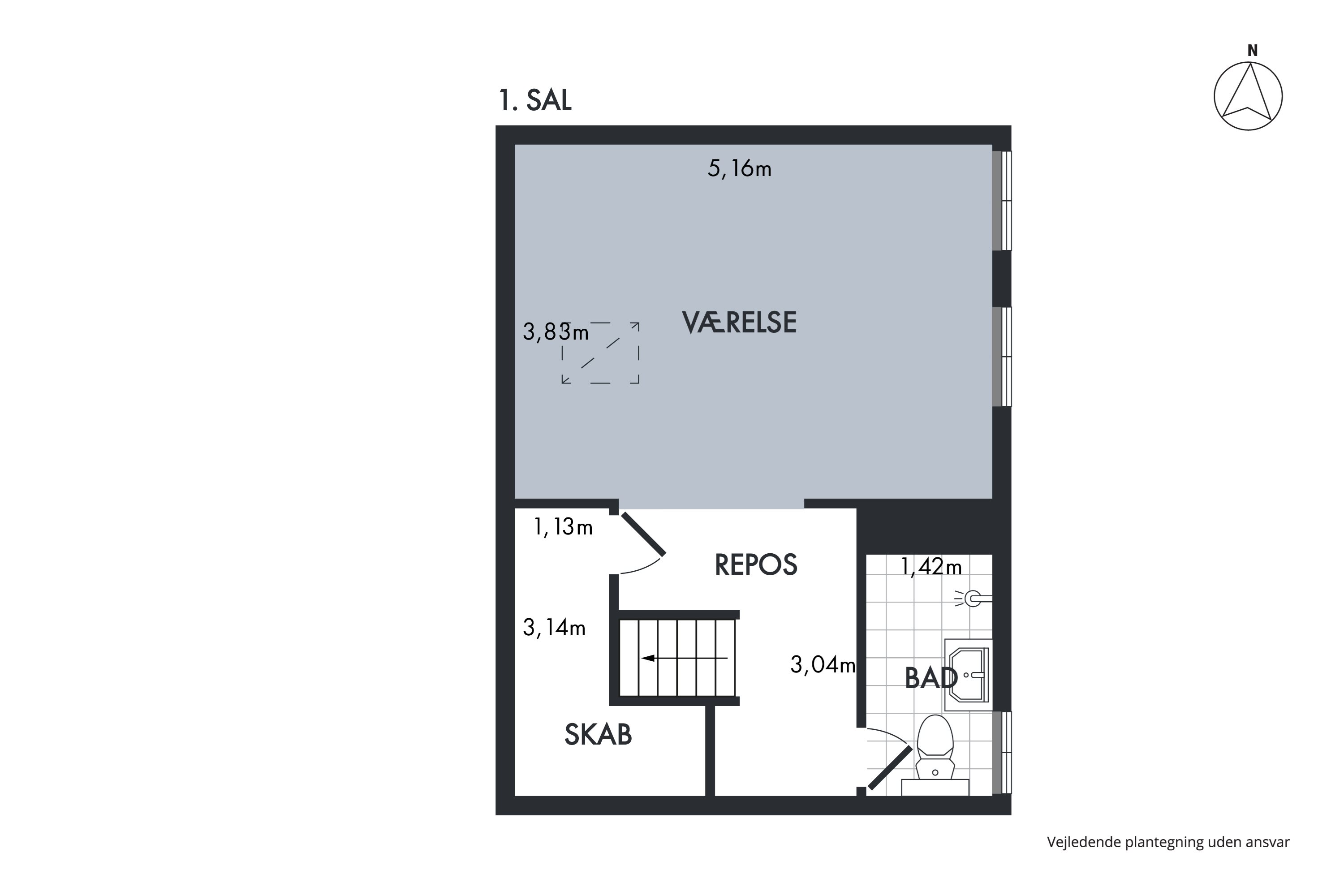 Plantegninger billede af Korsbrødregade 6, 6760 Ribe