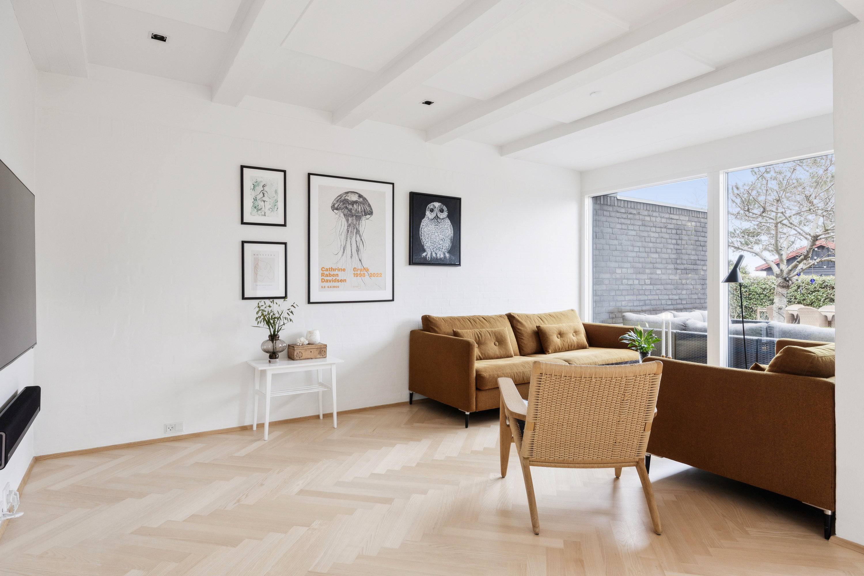 Fremhævet stue billede i fuldskærmstilstand. Billede af Greve Strandvej 93, 2670 Greve