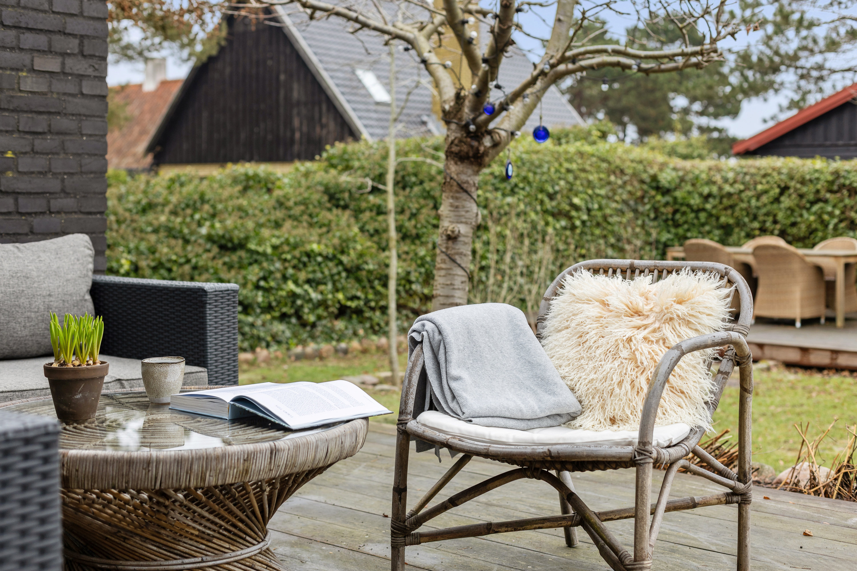 Fremhævet terrasse billede i fuldskærmstilstand. Billede af Greve Strandvej 93, 2670 Greve