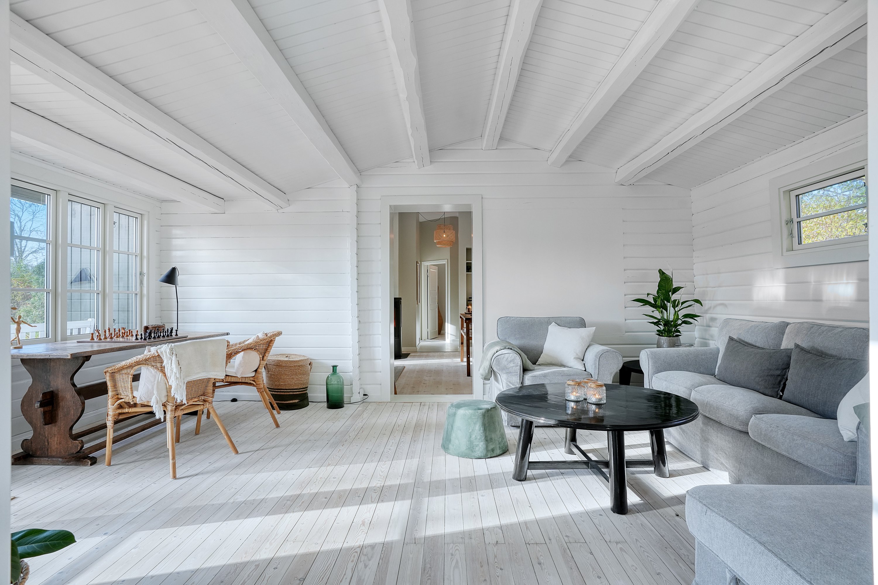 Fremhævet stue billede i fuldskærmstilstand. Billede af Merkurvej 14, 3100 Hornbæk