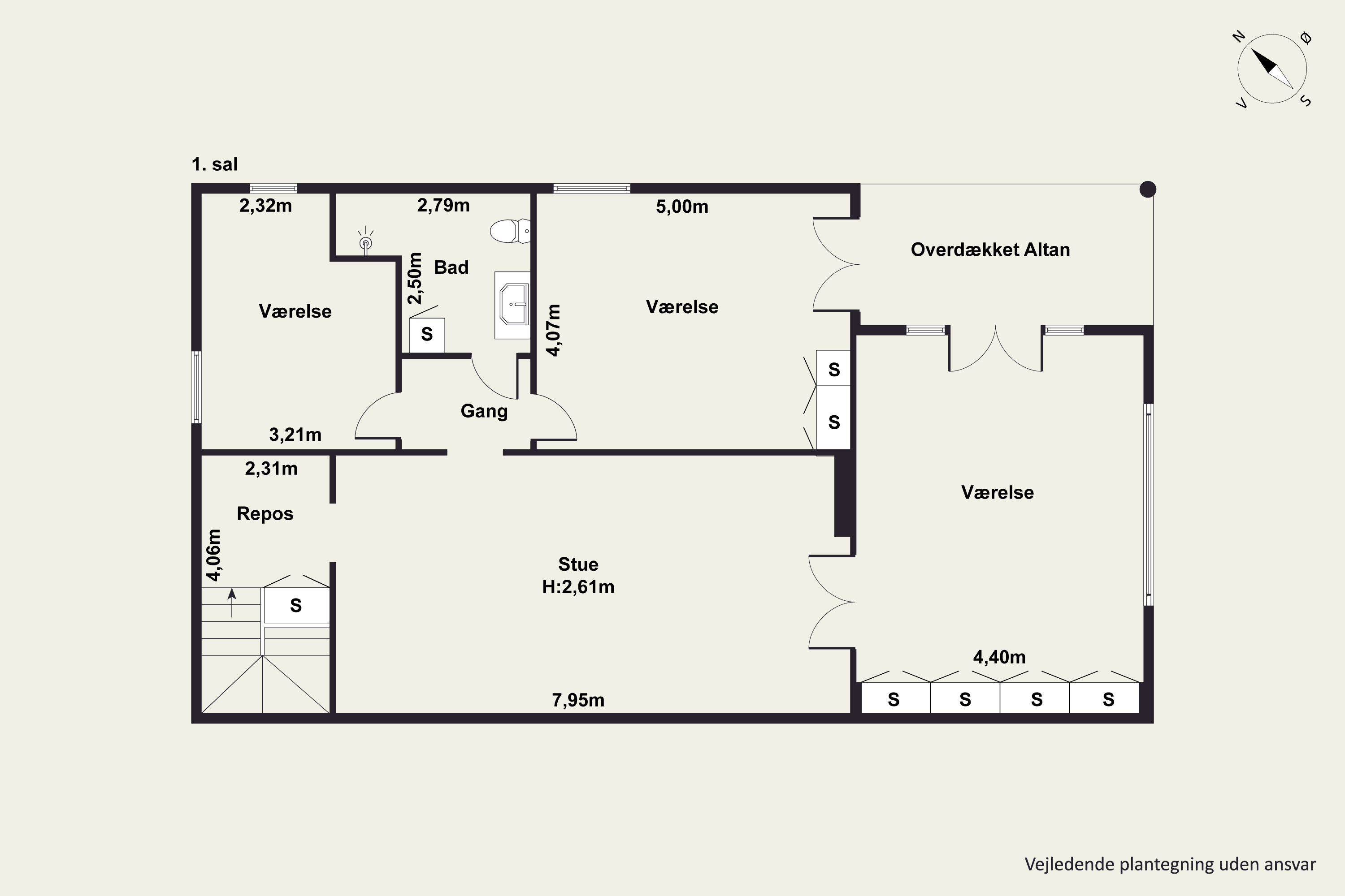Plantegninger billede af Sølystvej 16, 8660 Skanderborg