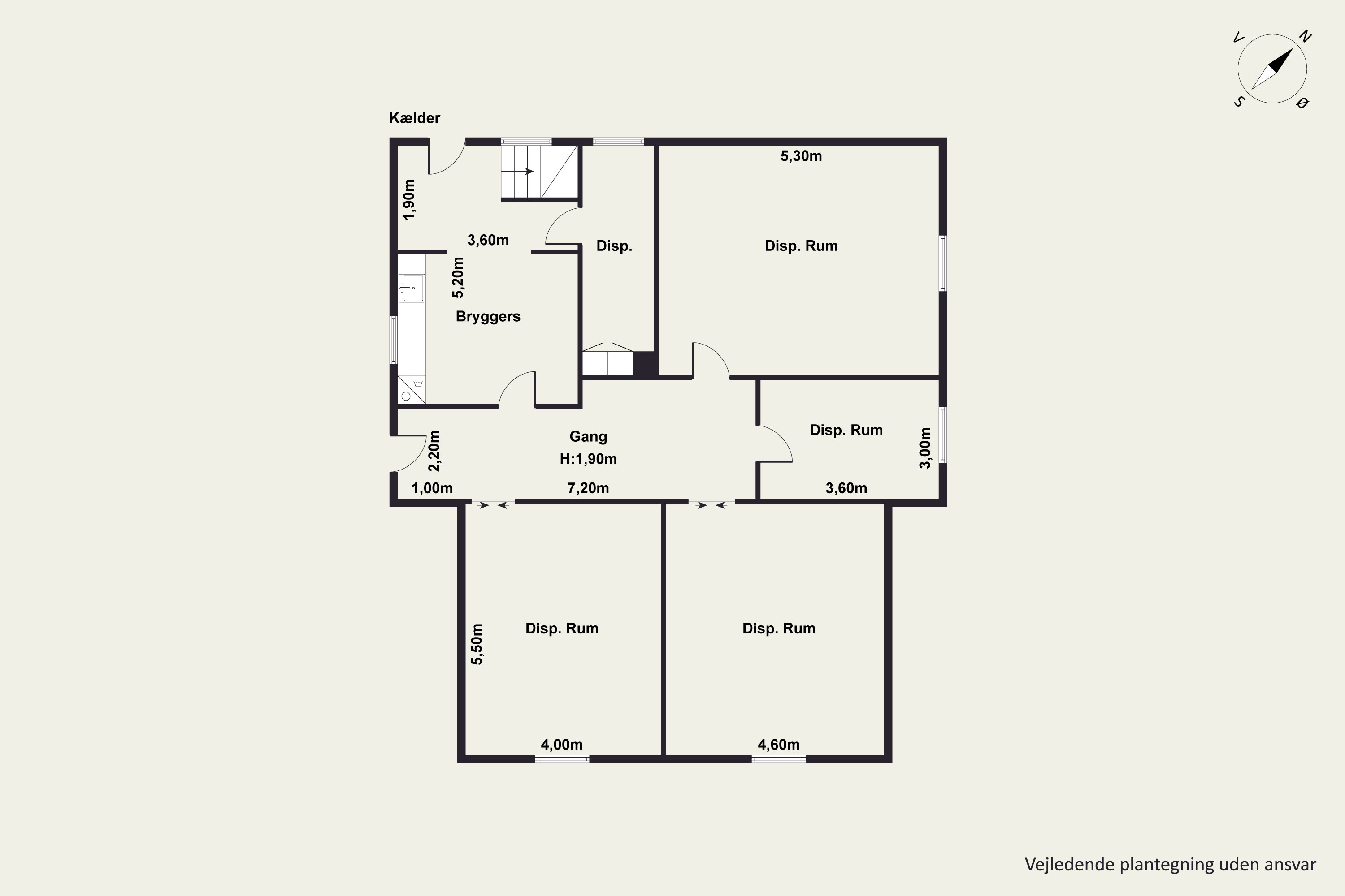 Plantegninger billede af Jernbanegade 61, 9670 Løgstør