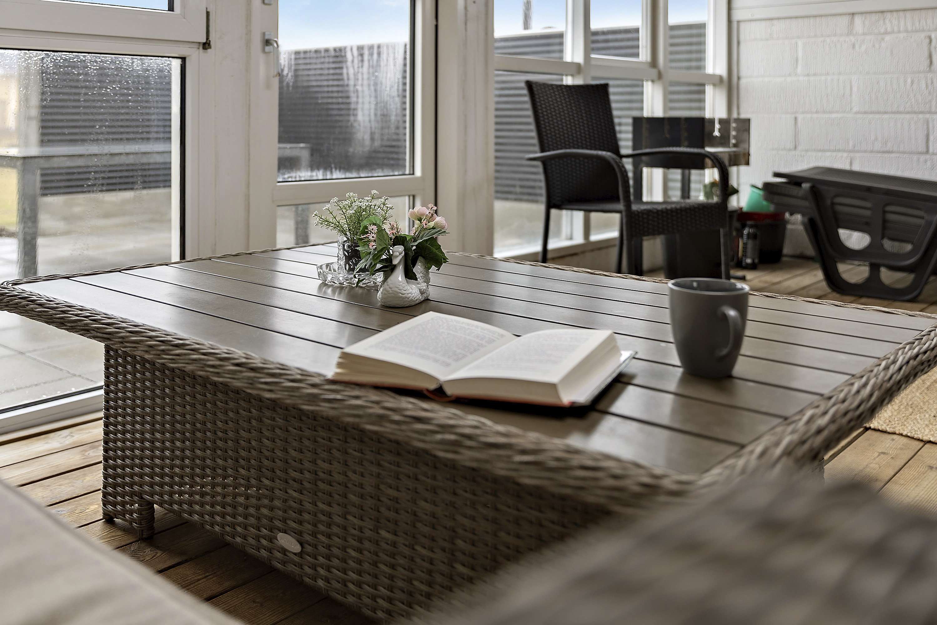 Fremhævet stue billede i fuldskærmstilstand. Billede af Bjerghuse 35, 6990 Ulfborg