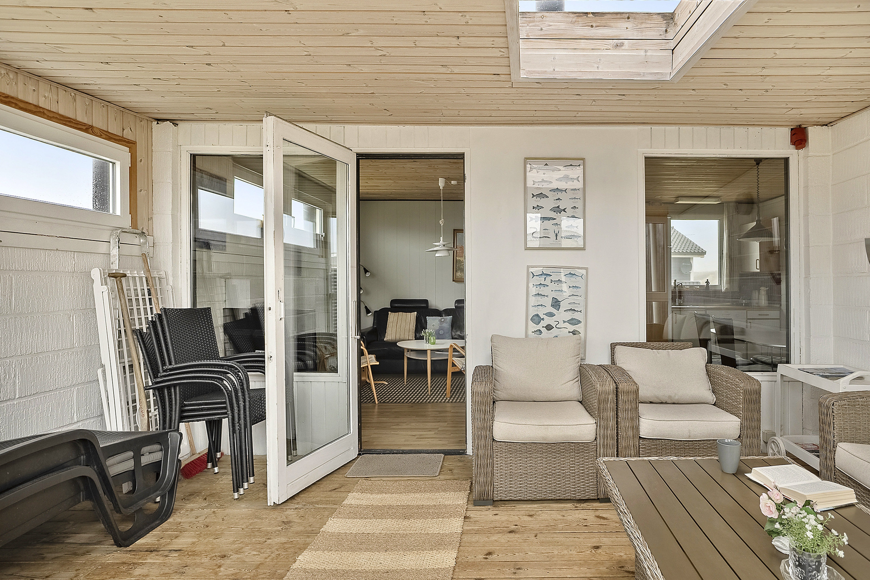 Fremhævet stue billede i fuldskærmstilstand. Billede af Bjerghuse 35, 6990 Ulfborg