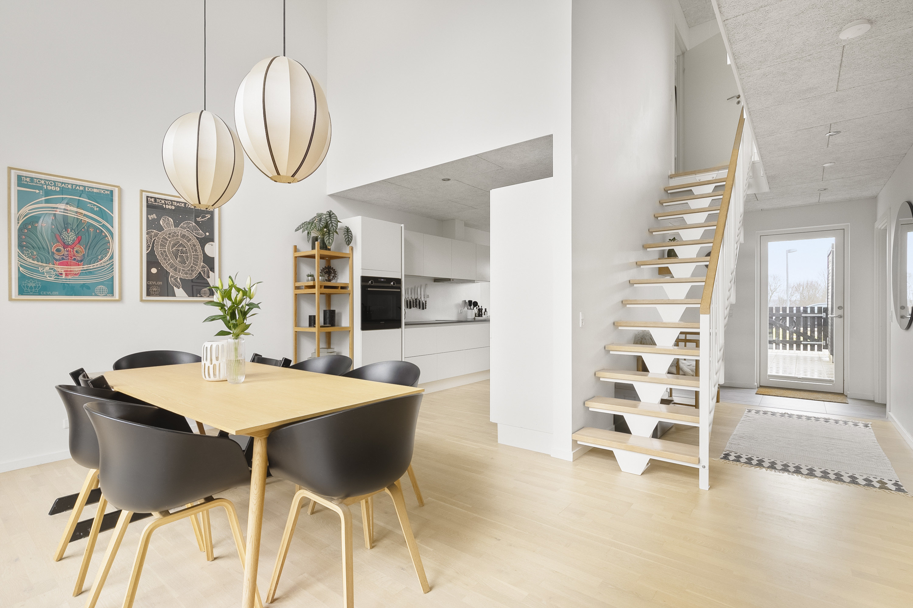 Fremhævet spisestue billede i fuldskærmstilstand. Billede af Østergårds Alle 52, 8362 Hørning