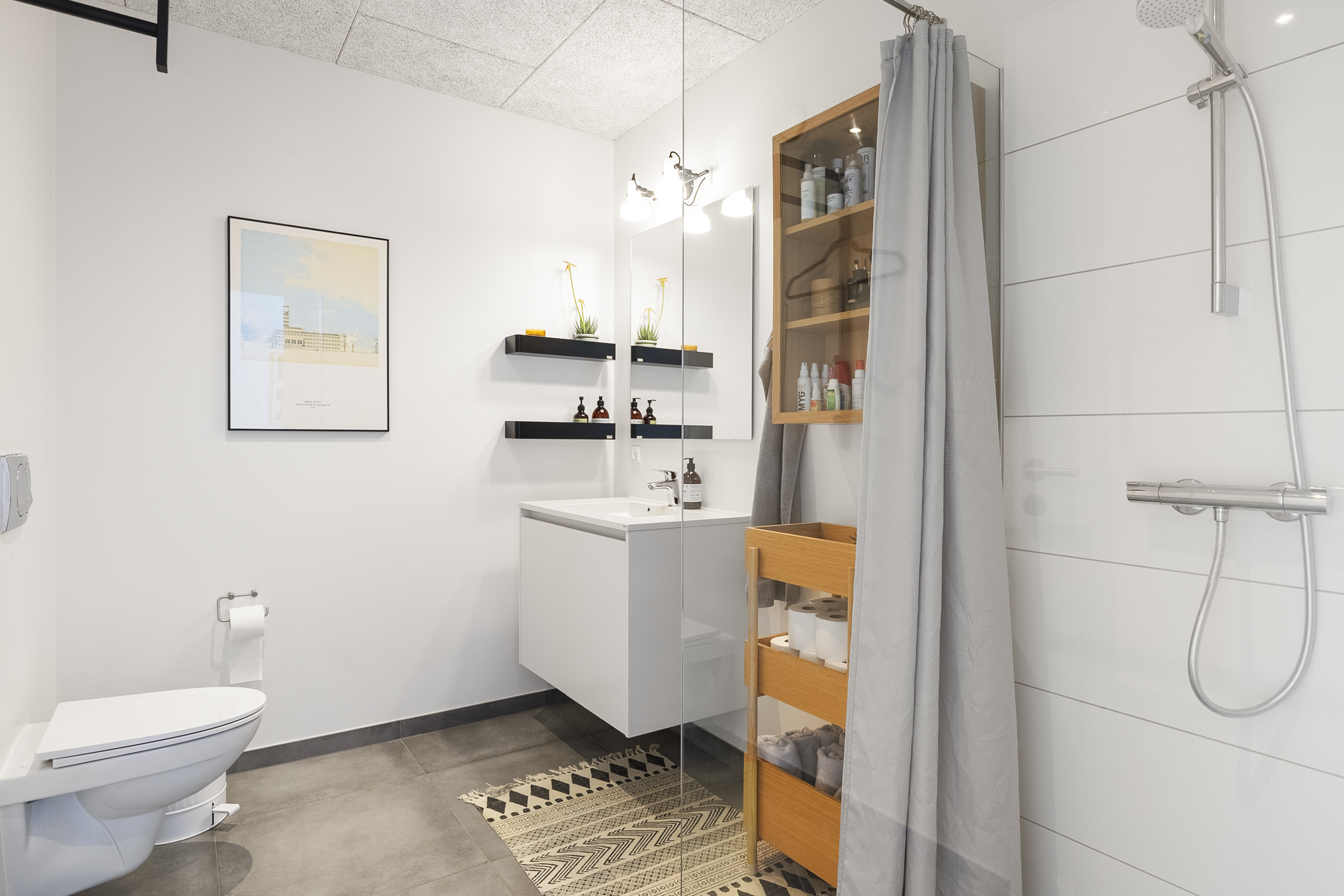 Fremhævet badeværelse billede i fuldskærmstilstand. Billede af Østergårds Alle 52, 8362 Hørning