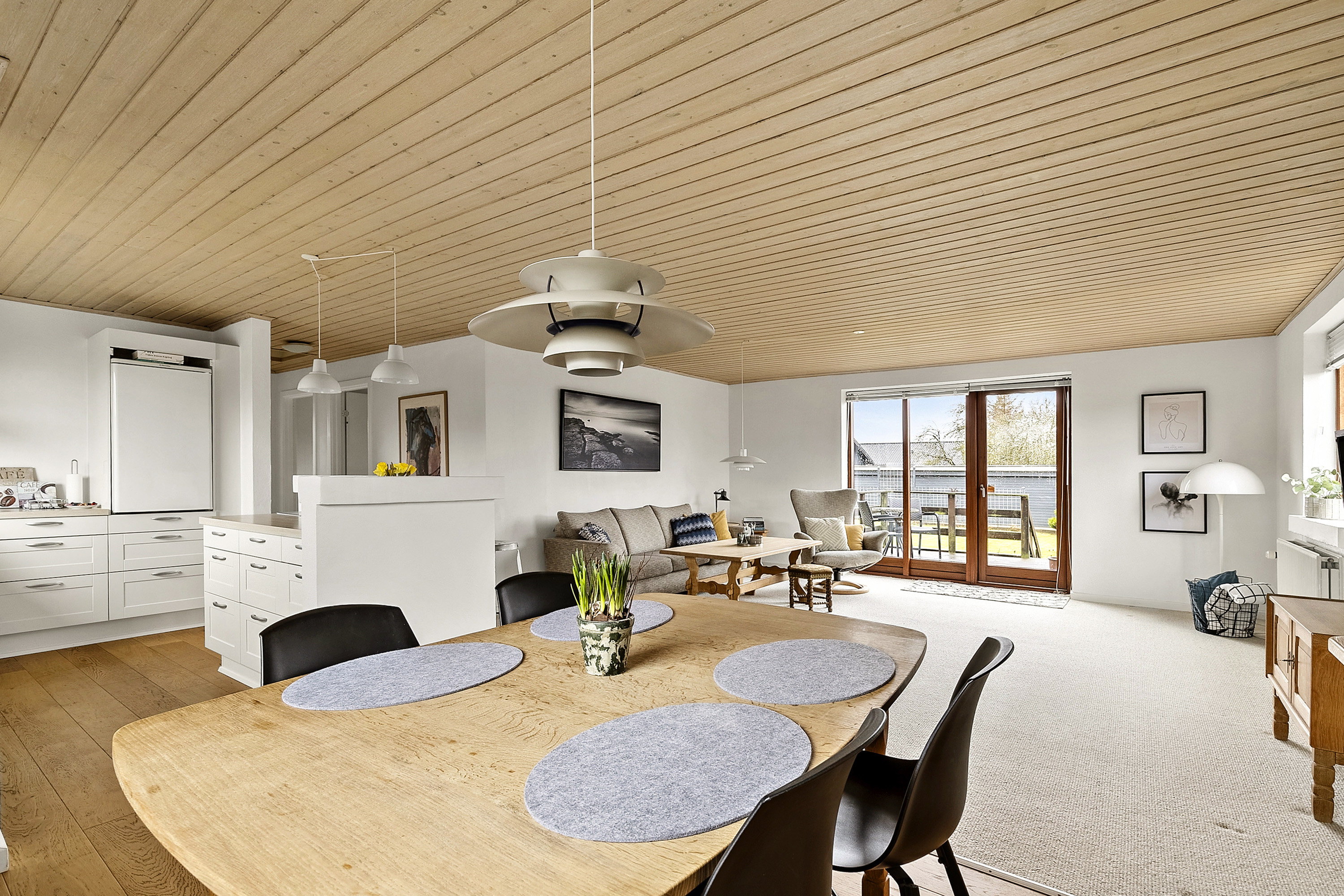 Fremhævet køkken alrum/stue billede i fuldskærmstilstand. Billede af Vester Alle 11, 8362 Hørning