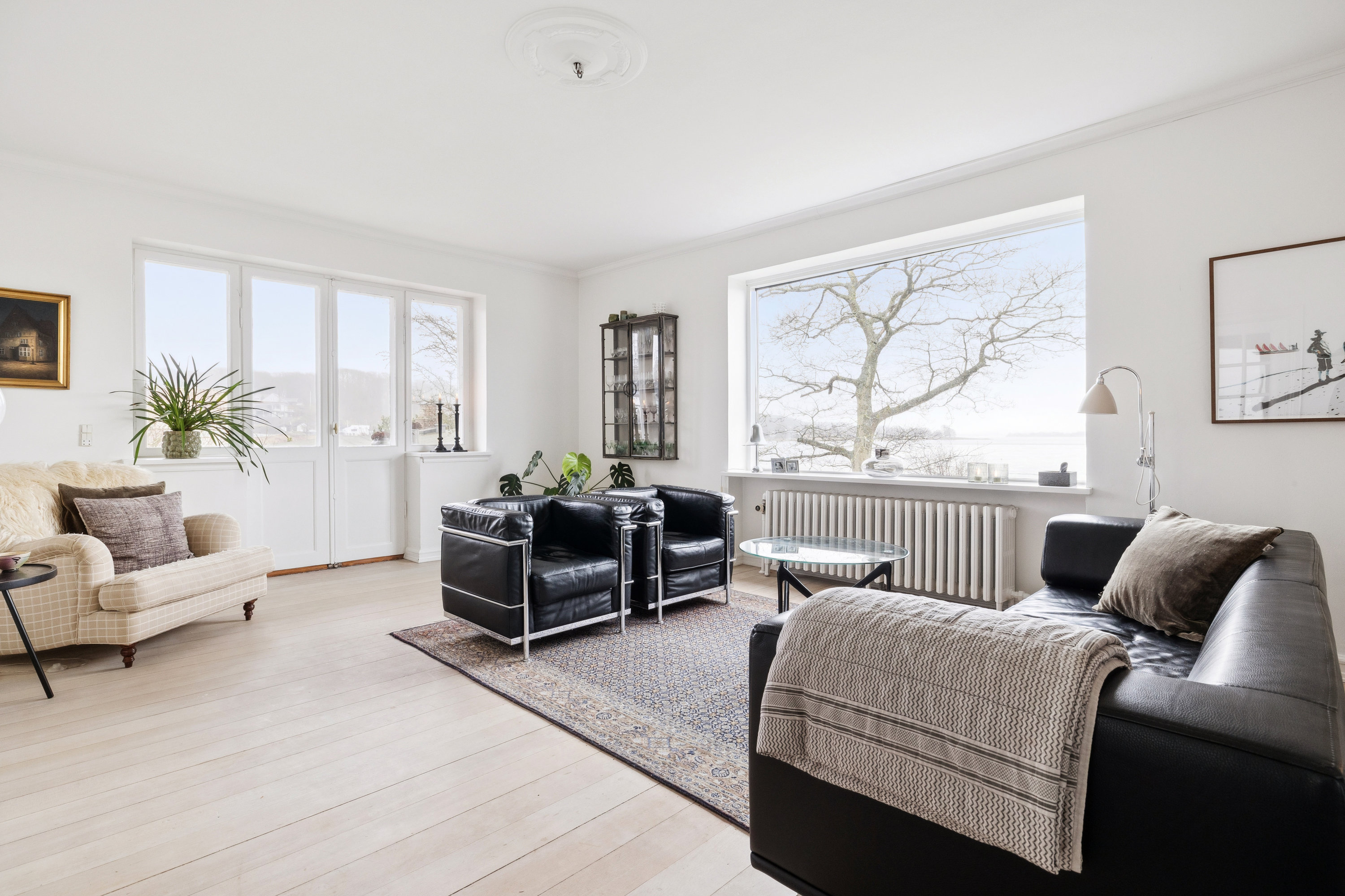 Fremhævet stue - stueplan billede i fuldskærmstilstand. Billede af Sølystvej 16, 8660 Skanderborg