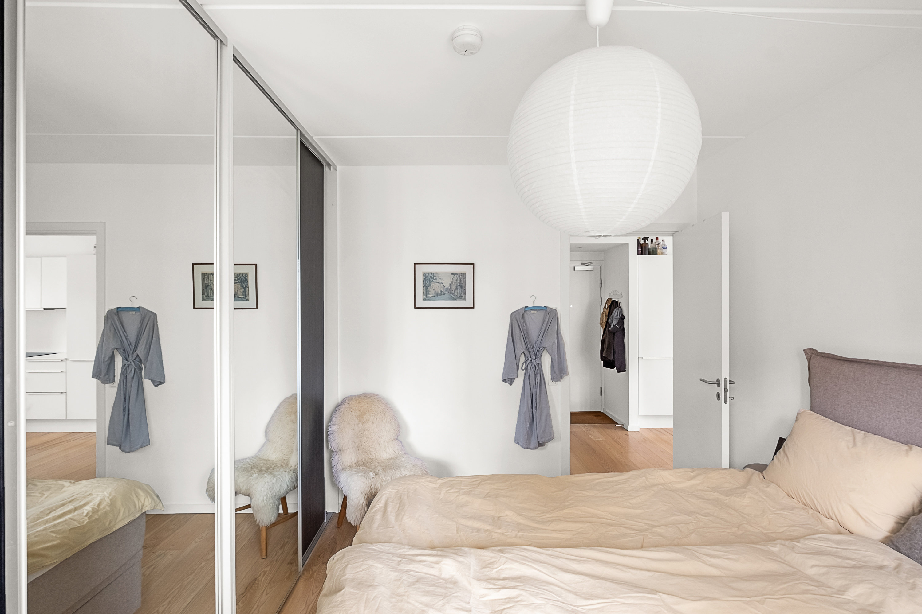 Fremhævet soveværelse billede i fuldskærmstilstand. Billede af Åhusene 7, 3. 5., 8000 Aarhus C