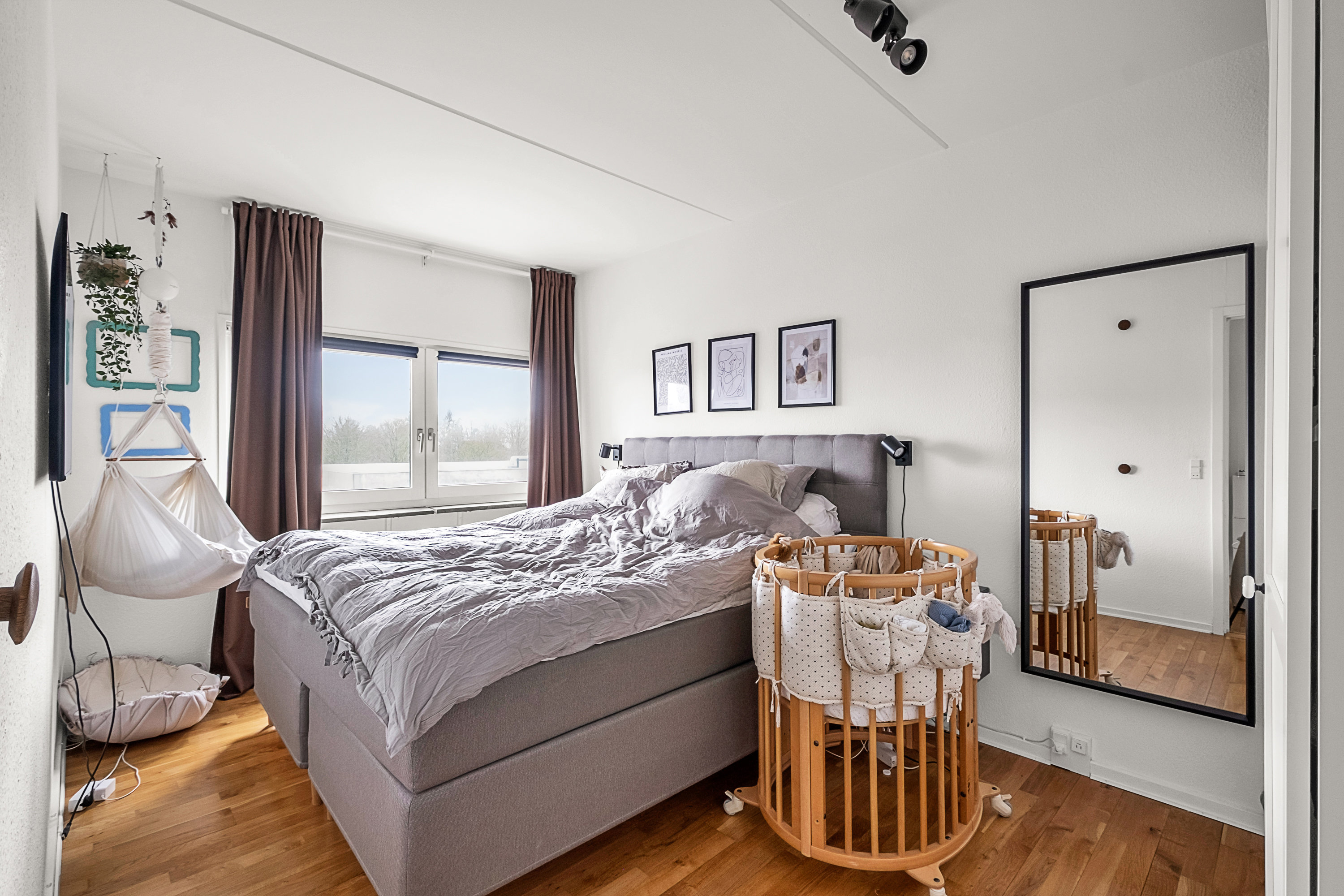 Fremhævet soveværelse billede i fuldskærmstilstand. Billede af Vestervang 26, 2. mf., 8000 Aarhus C