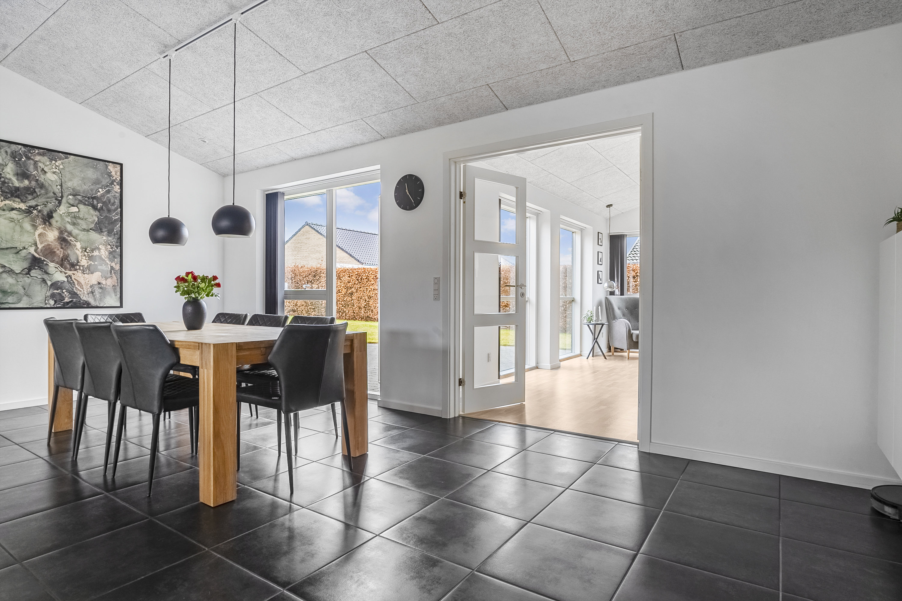 Fremhævet spisestue billede i fuldskærmstilstand. Billede af Tværvej 25, 8783 Hornsyld