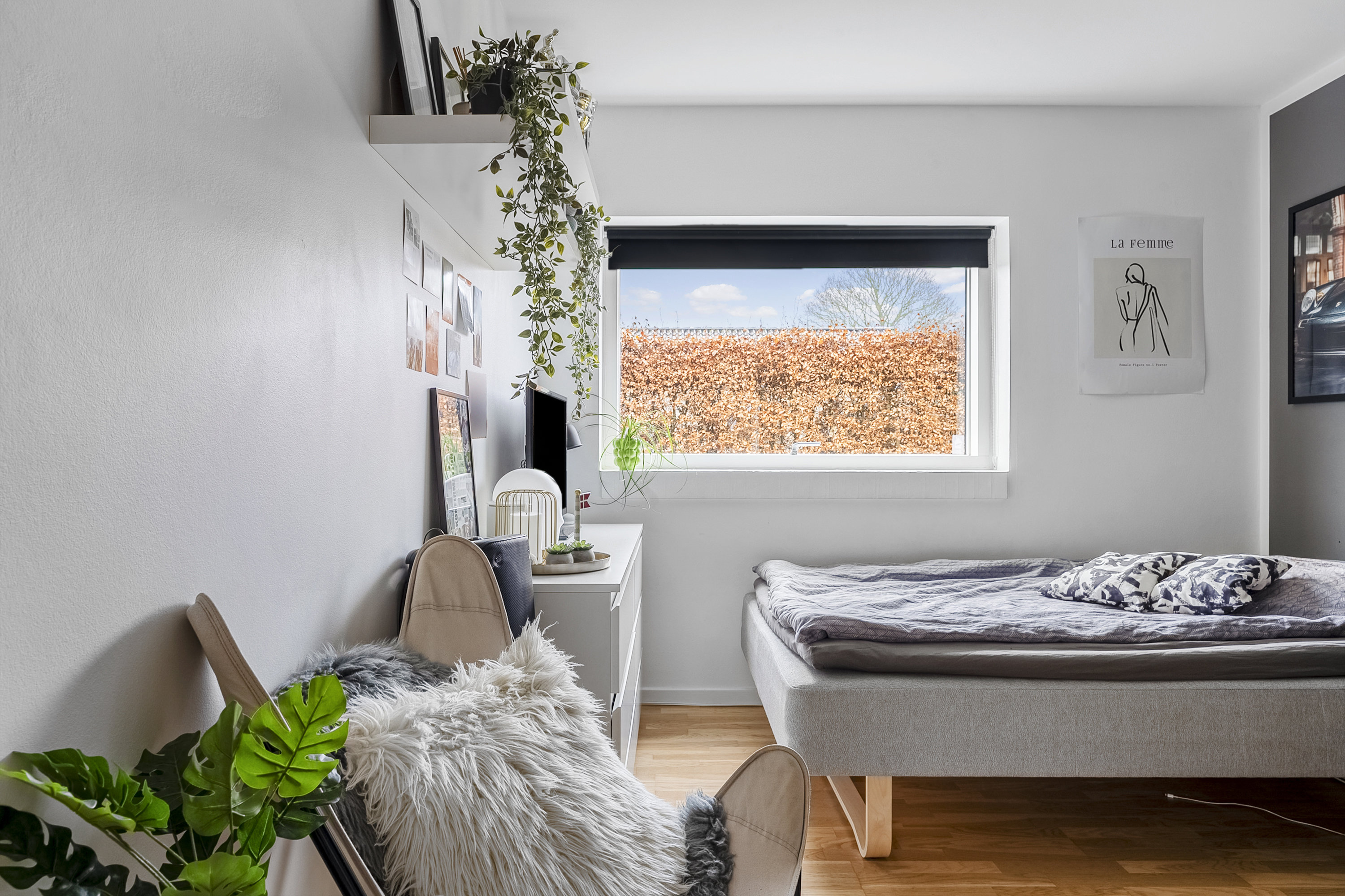 Fremhævet soveværelse billede i fuldskærmstilstand. Billede af Tværvej 25, 8783 Hornsyld