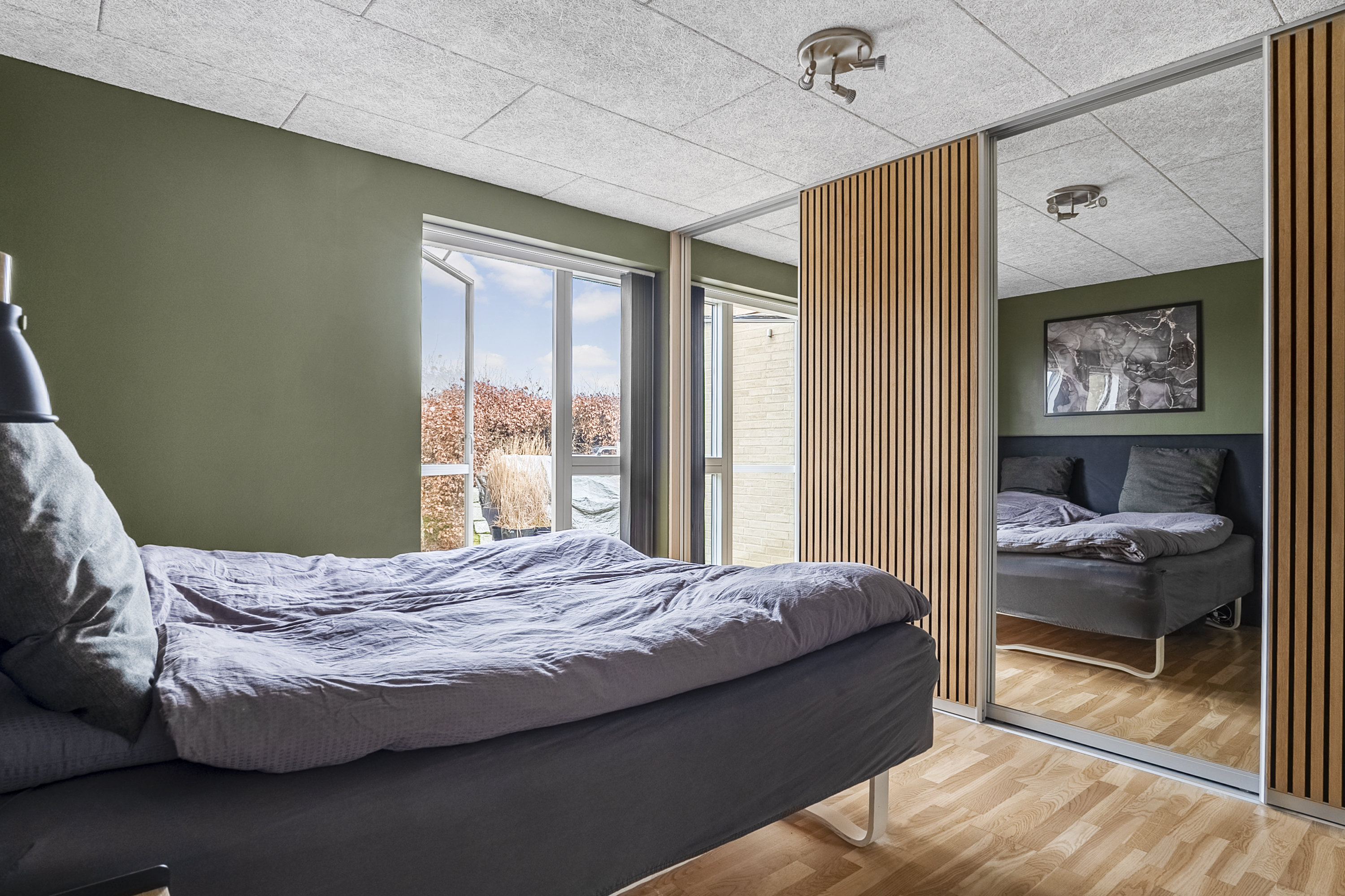 Fremhævet soveværelse billede i fuldskærmstilstand. Billede af Tværvej 25, 8783 Hornsyld