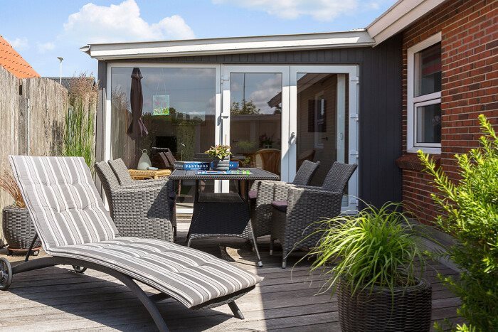 Fremhævet terrasse billede i fuldskærmstilstand. Billede af Porsevej 11B, Vorupør, 7700 Thisted