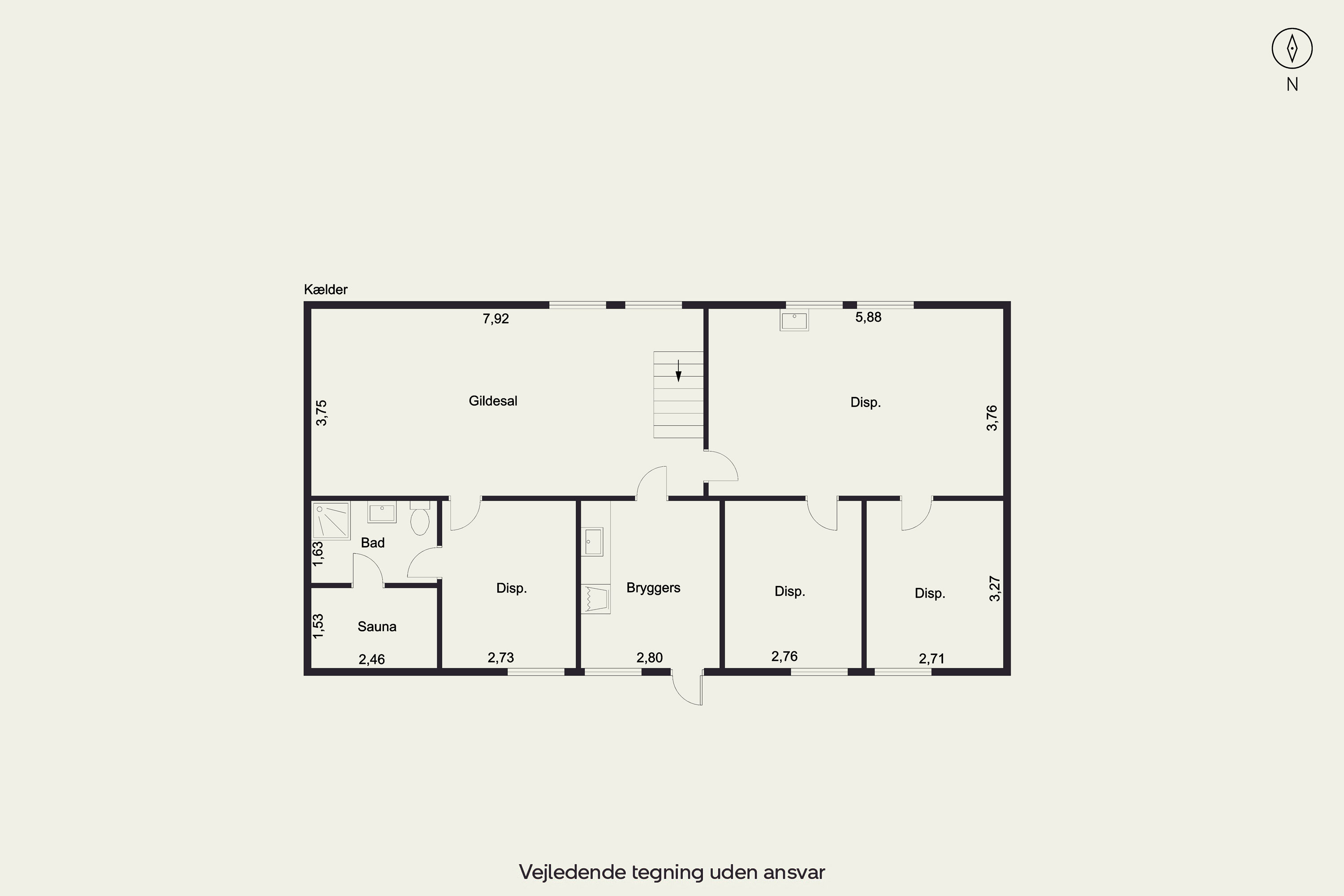 Plantegninger billede af Kirketoften 3, Diernæs, 5600 Faaborg