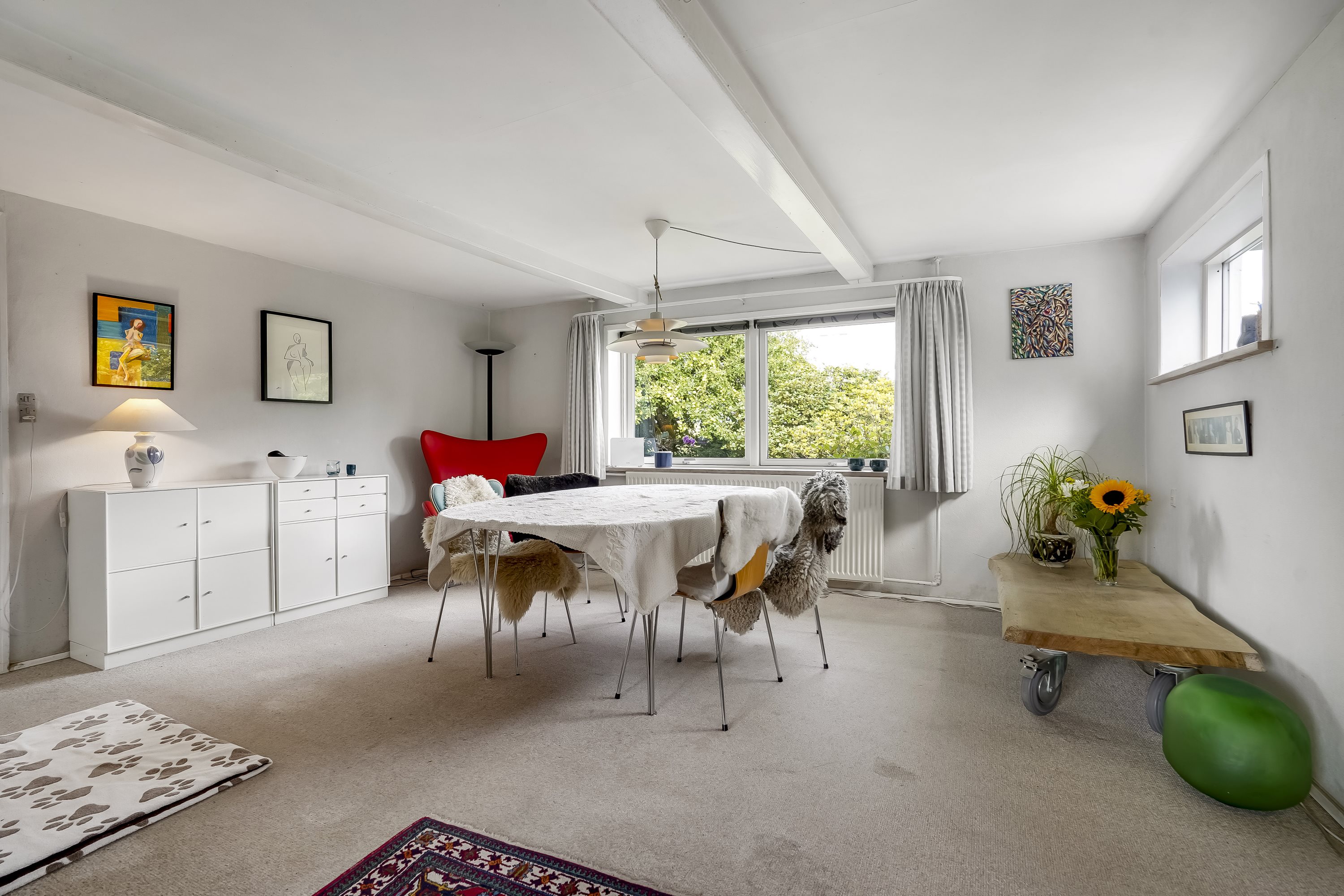 Fremhævet stue billede i fuldskærmstilstand. Billede af Ildvedvej 57, Ildved, 7300 Jelling