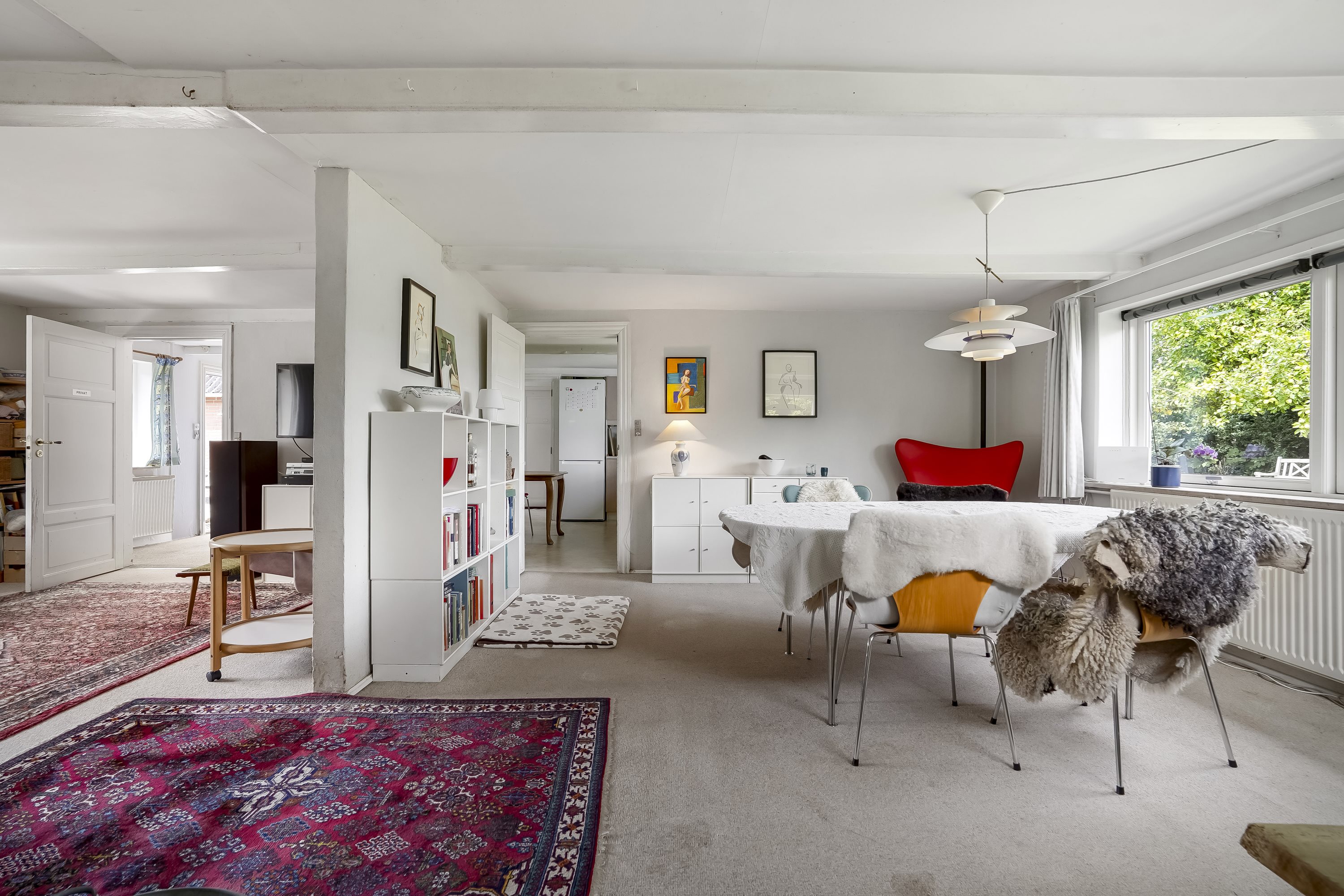 Fremhævet stue billede i fuldskærmstilstand. Billede af Ildvedvej 57, Ildved, 7300 Jelling