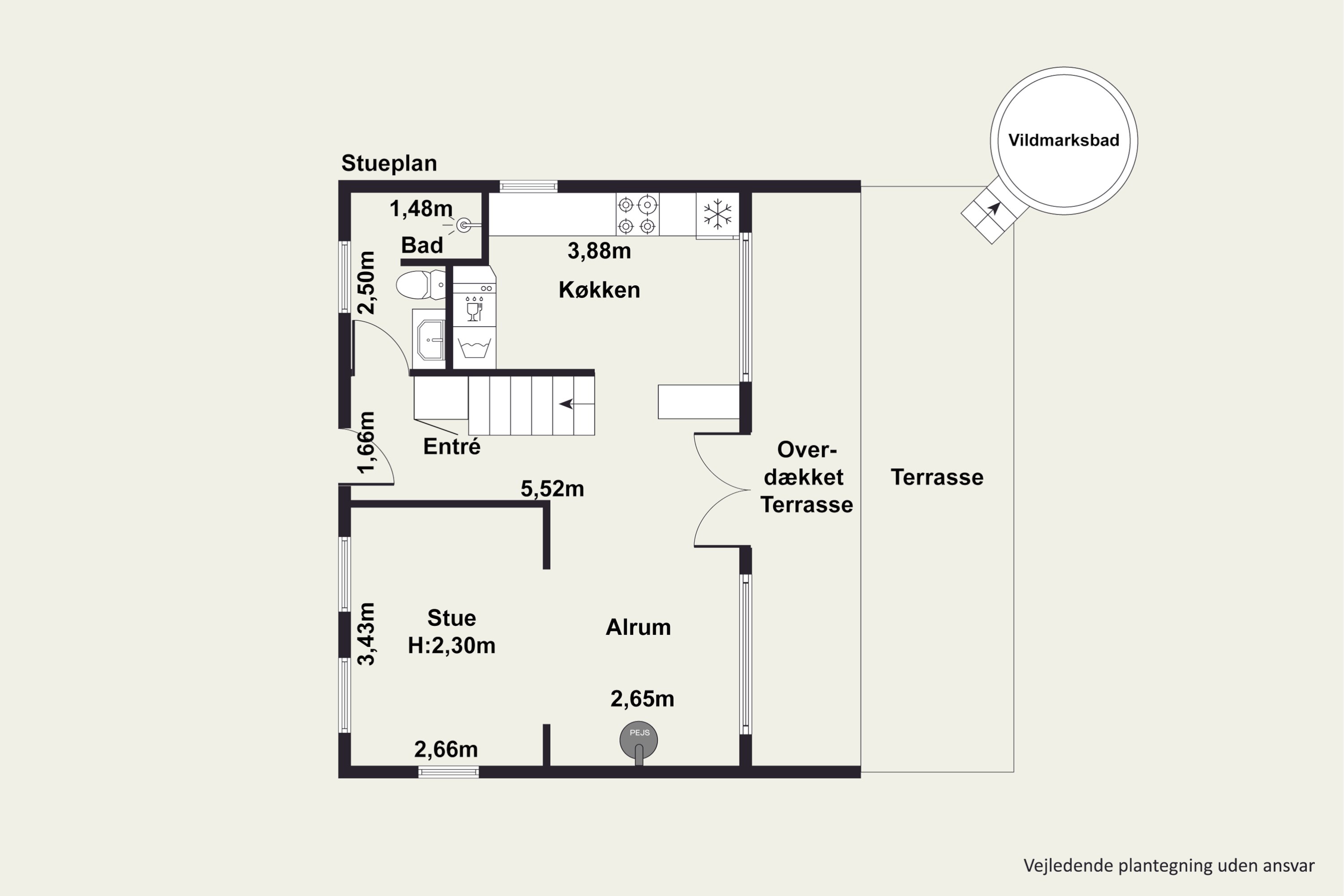 Plantegninger billede af Fyrreslugten 24, Dråby, 8400 Ebeltoft