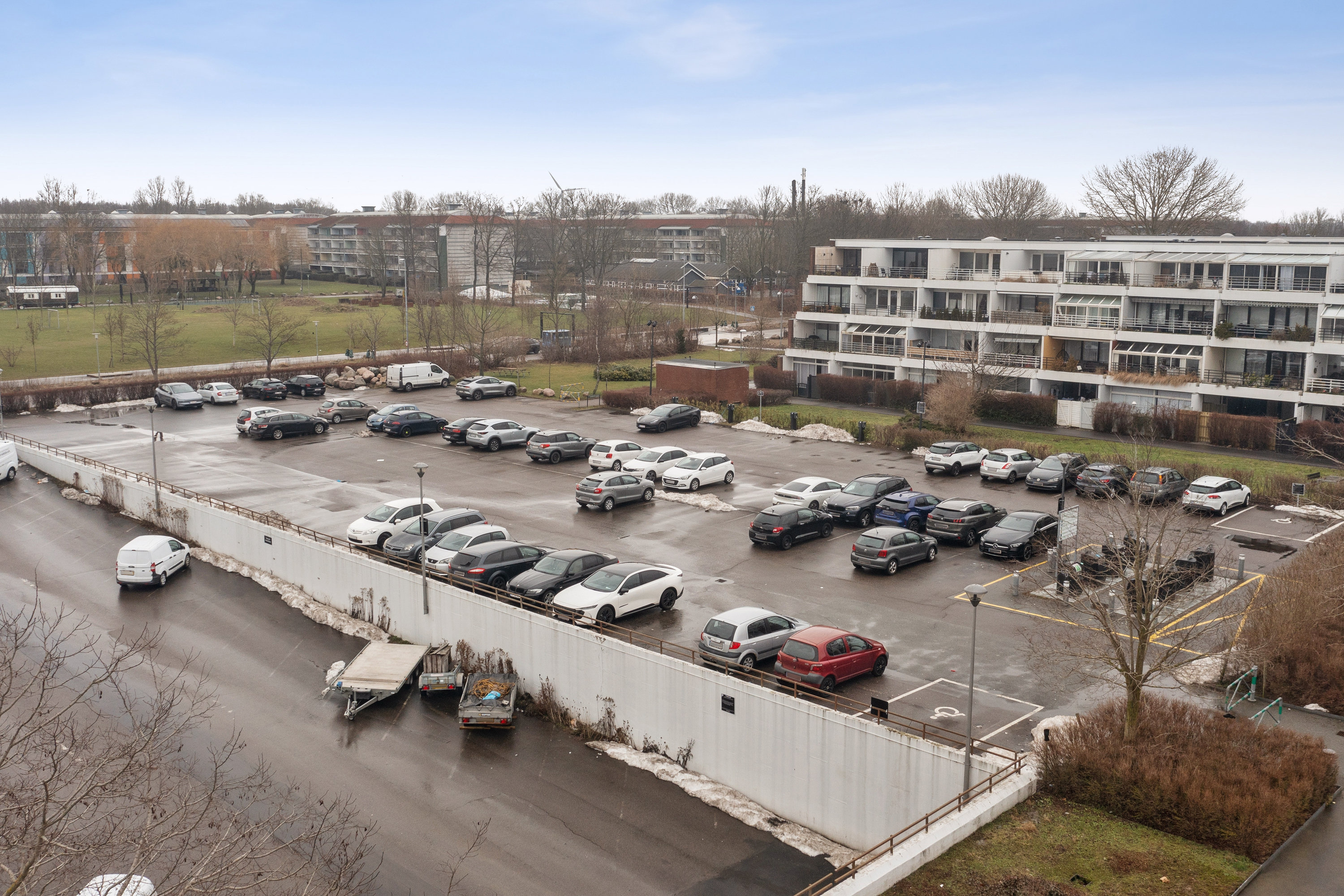 Fremhævet luftfoto billede i fuldskærmstilstand. Billede af Leen D 2, st.. 1., Høje Taastrup, 2630 Taastrup