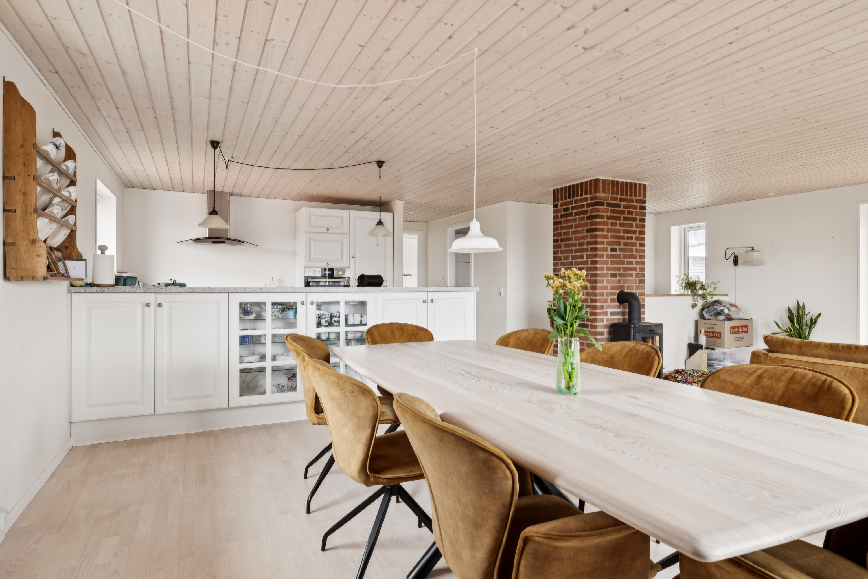 Fremhævet køkken billede i fuldskærmstilstand. Billede af Bavnevej 14B, Hjarbæk, 8831 Løgstrup