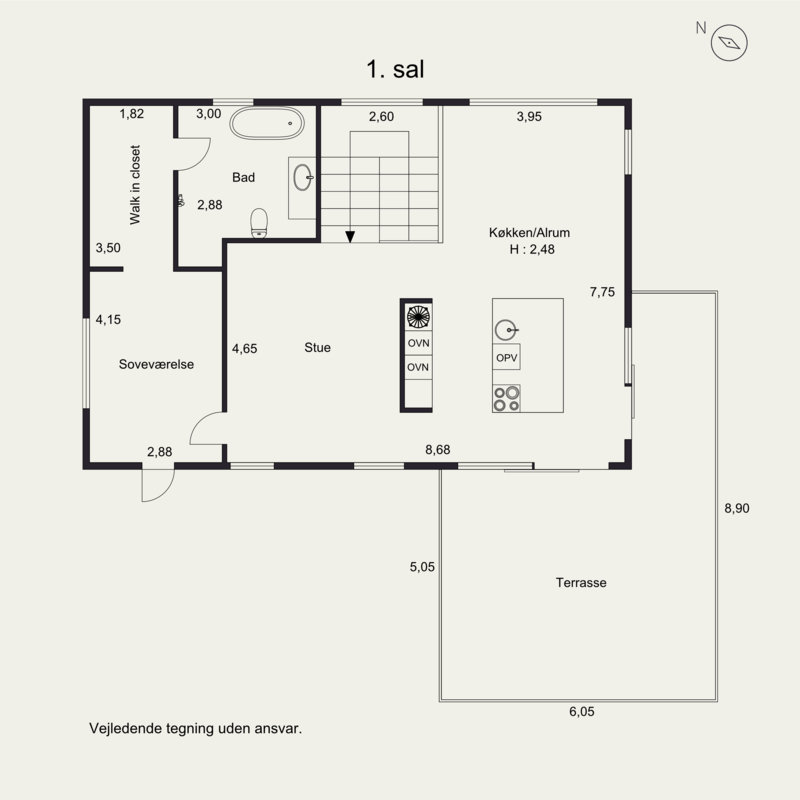 Plantegninger billede af Hou Strandpark 51, Hou, 8300 Odder
