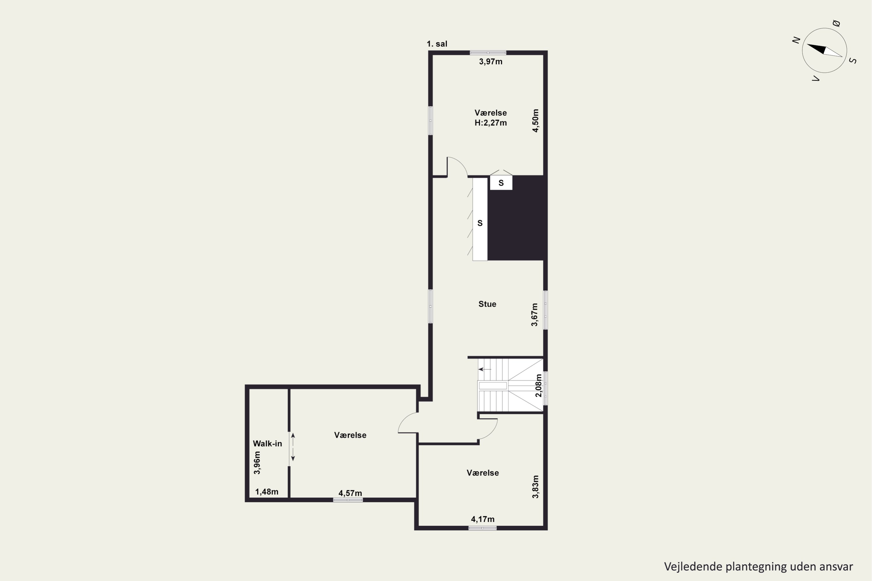 Plantegninger billede af Hobrovej 55, Vammen, 8830 Tjele