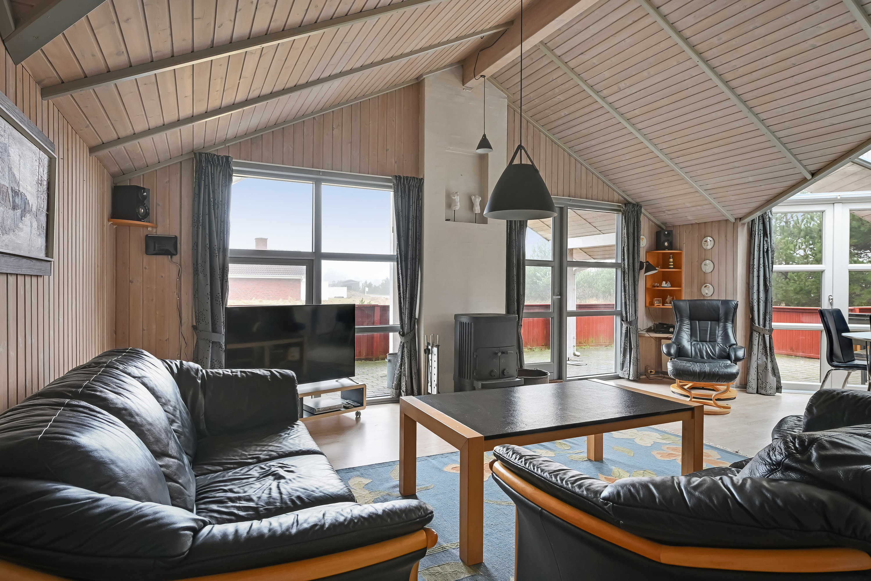 Fremhævet stue billede i fuldskærmstilstand. Billede af Jafdalvej 93, 6853 Vejers Strand