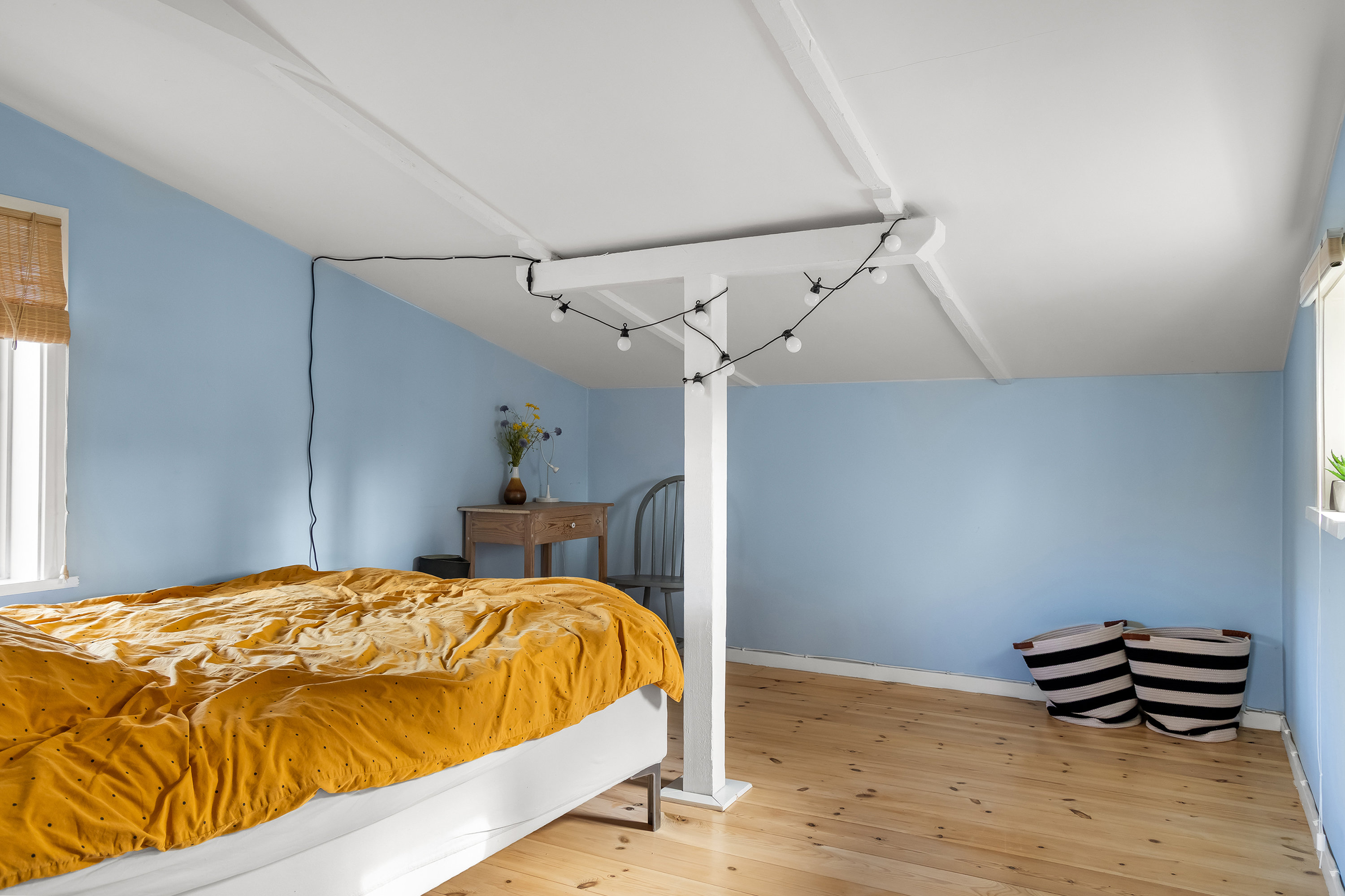 Fremhævet soveværelse billede i fuldskærmstilstand. Billede af Roarsvej 12, Kulhuse, 3630 Jægerspris