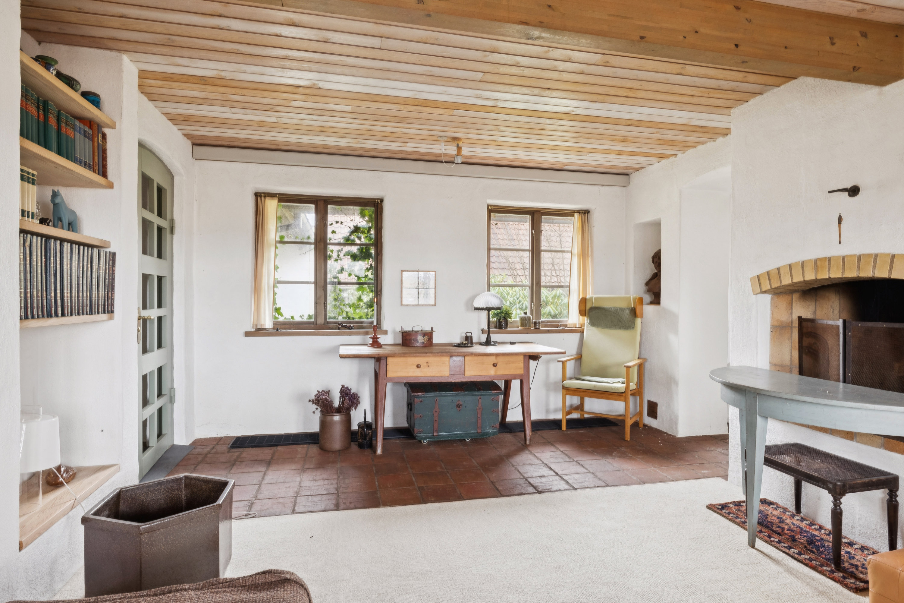 Fremhævet stue billede i fuldskærmstilstand. Billede af Hobrovej 55, Vammen, 8830 Tjele