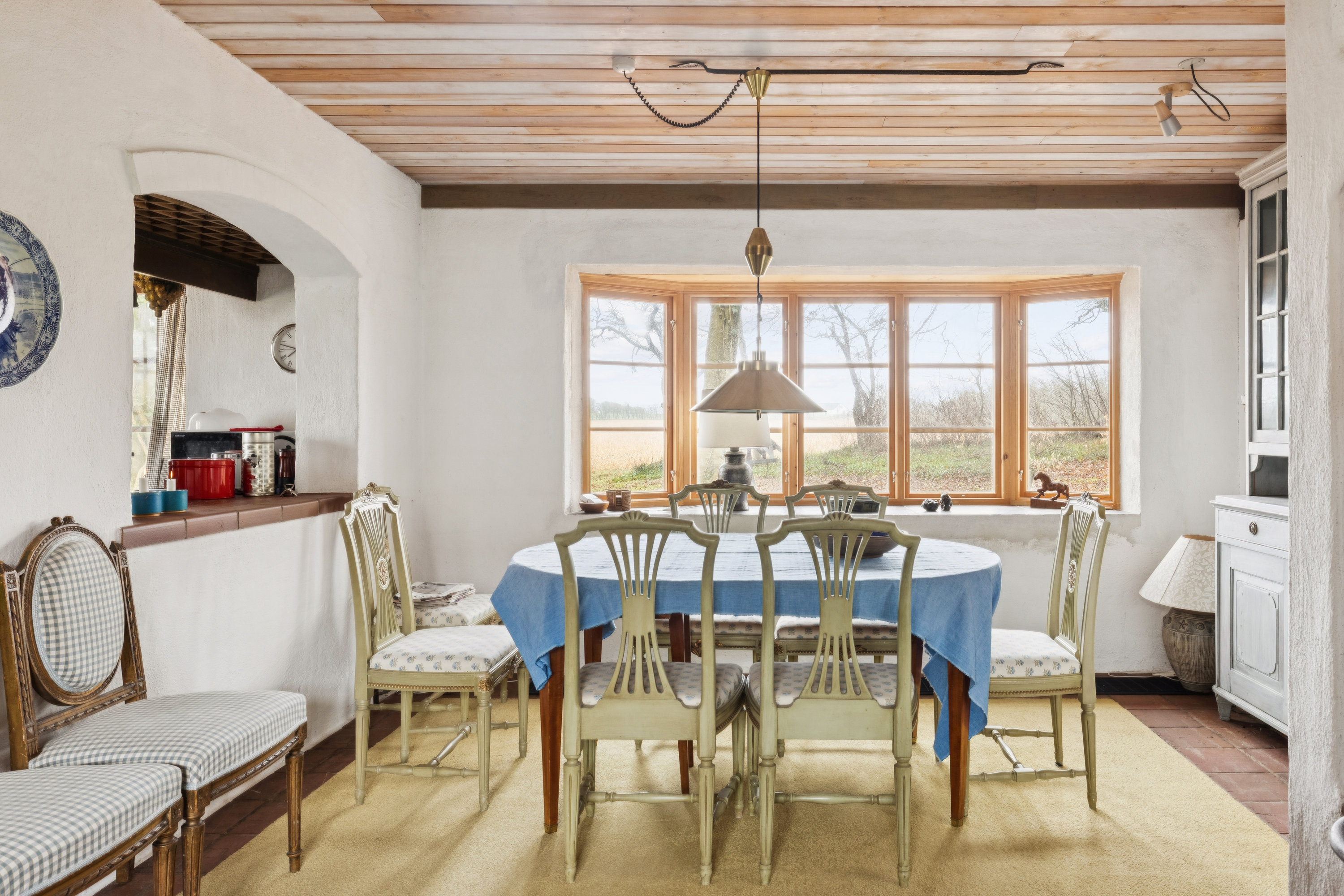 Fremhævet spisestue billede i fuldskærmstilstand. Billede af Hobrovej 55, Vammen, 8830 Tjele