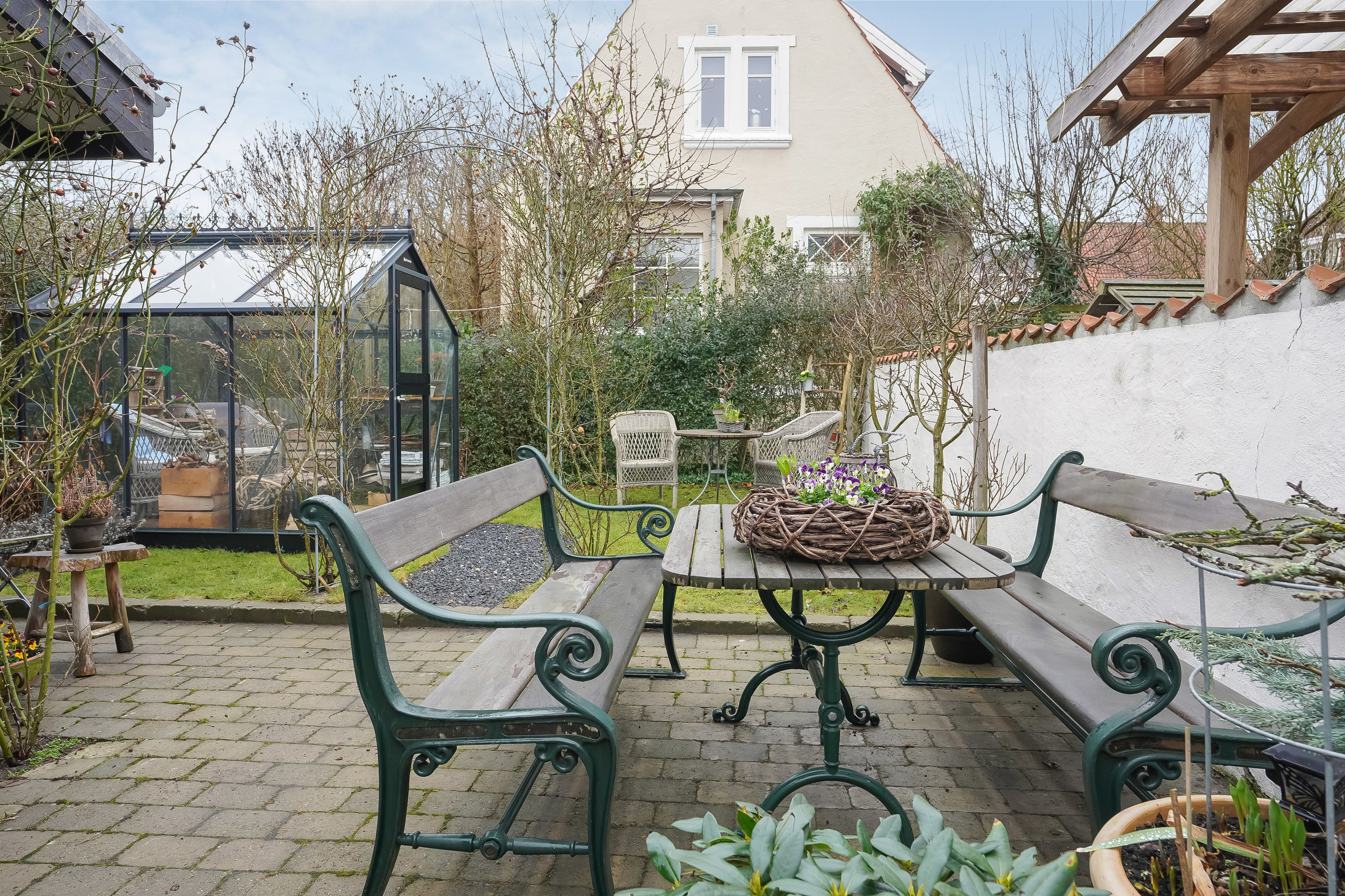 Fremhævet terrasse billede i fuldskærmstilstand. Billede af Hunderupvej 106, 5230 Odense M