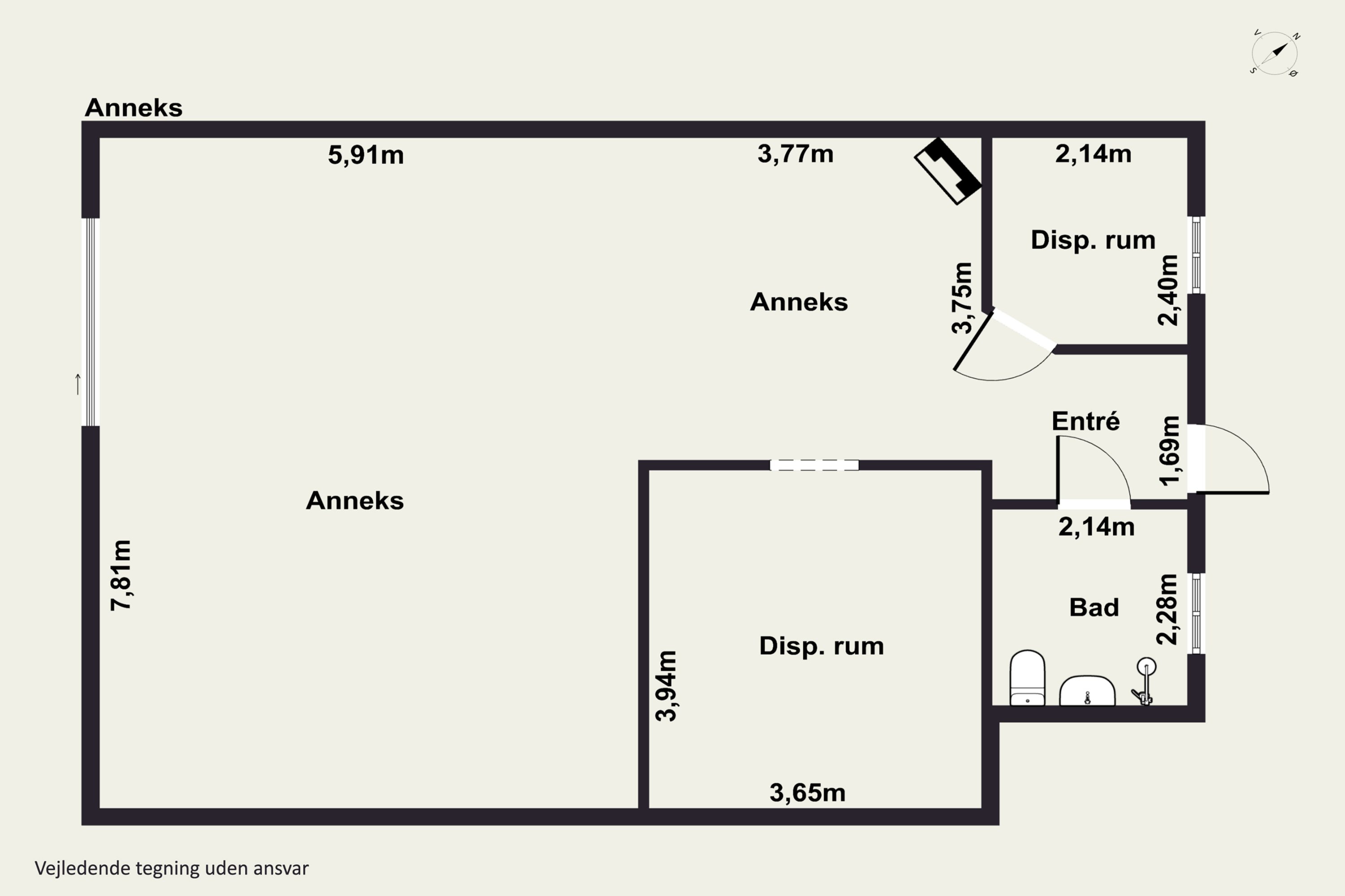 Plantegninger billede af Jernbanegade 4, 4690 Haslev